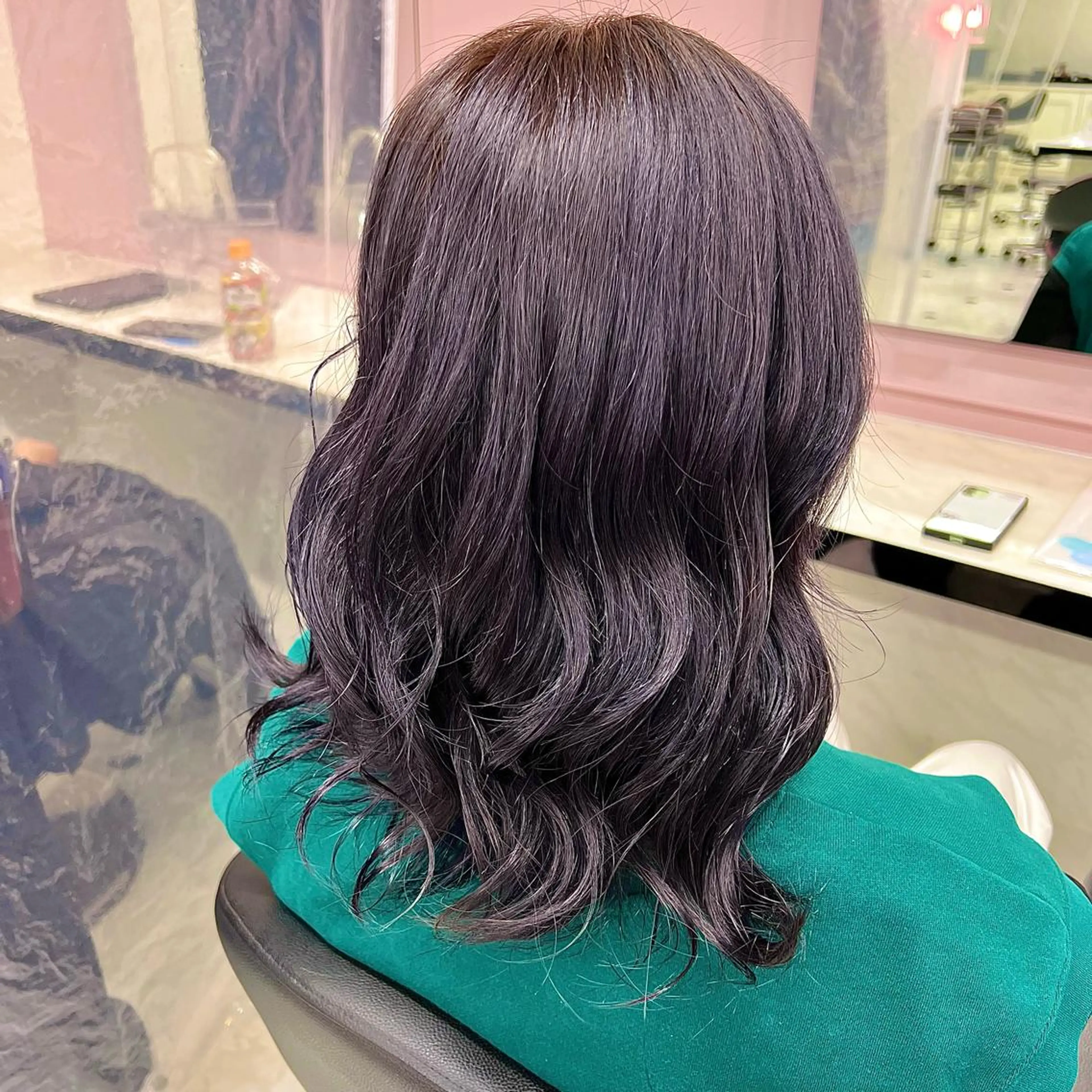 ミディアム パーマ メンズ 💕上野美容師☁ ブリーチ💖サワのヘアスタイル