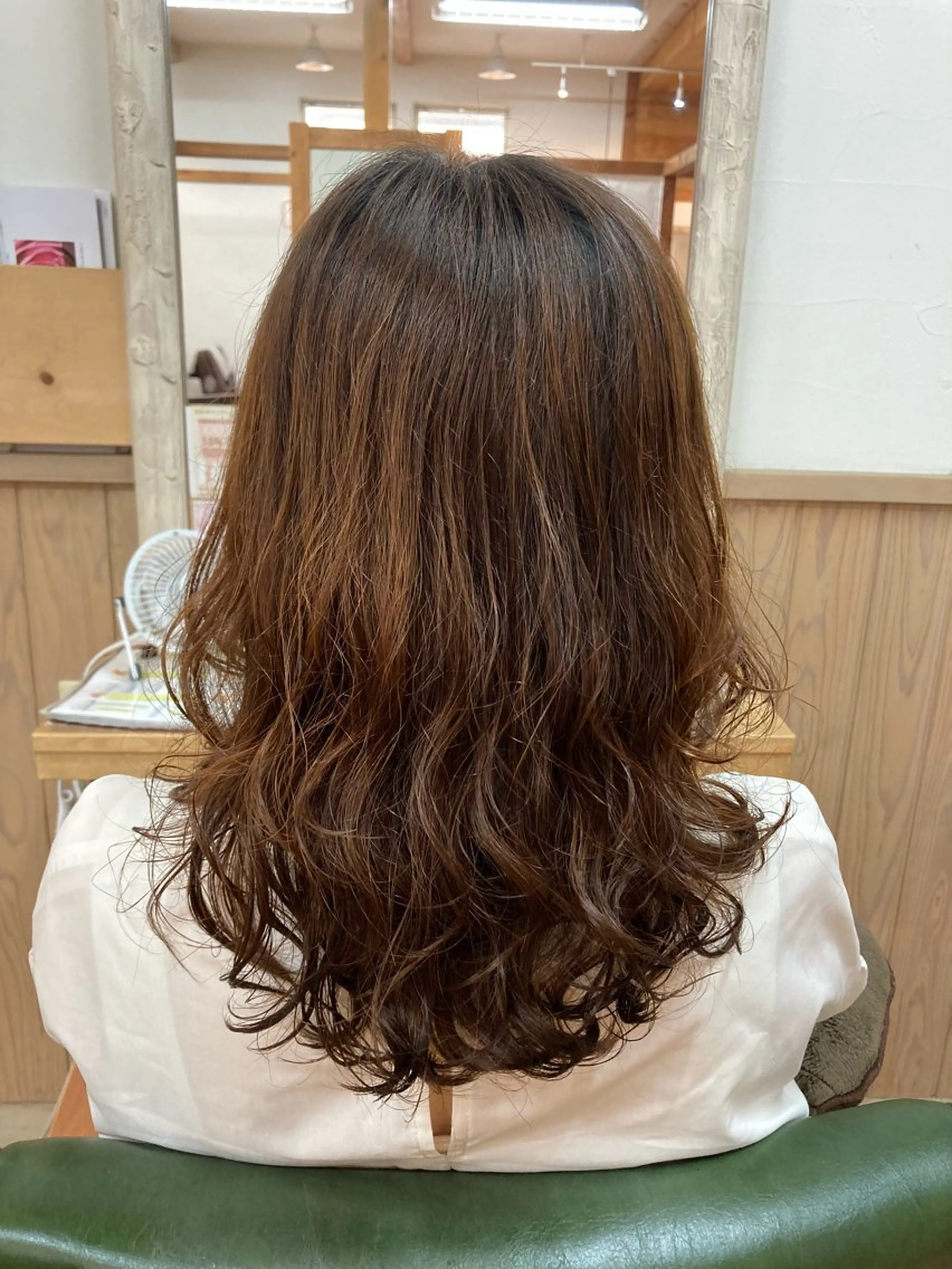 セミロング セミロングパーマ パーマ 林 エリのヘアスタイル