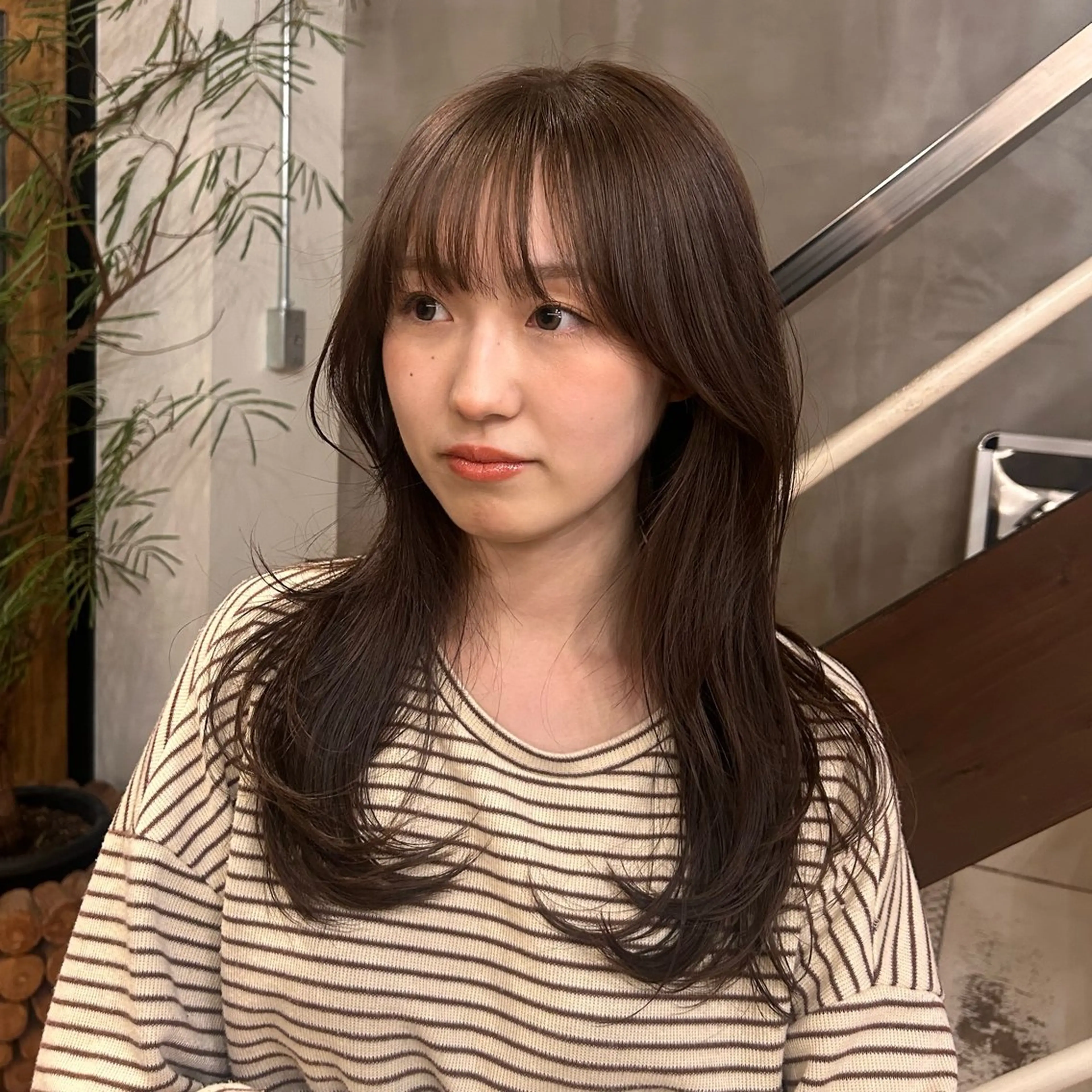 セミロング MASHU所属・レイヤーカット🌟 きだに りののヘアスタイル