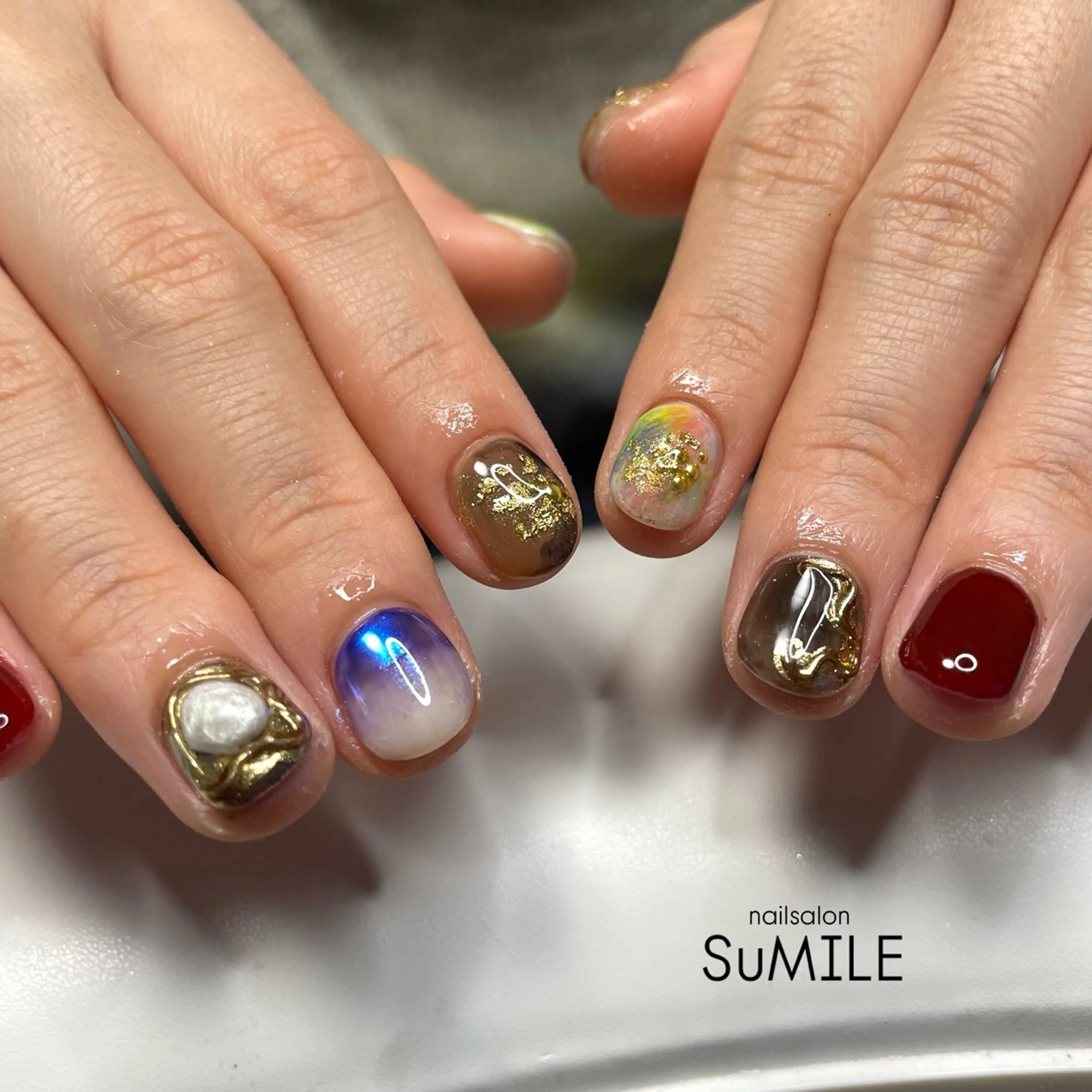 ネイル ハンドネイル ハンドケア nailsalon SuMILEのネイルデザイン