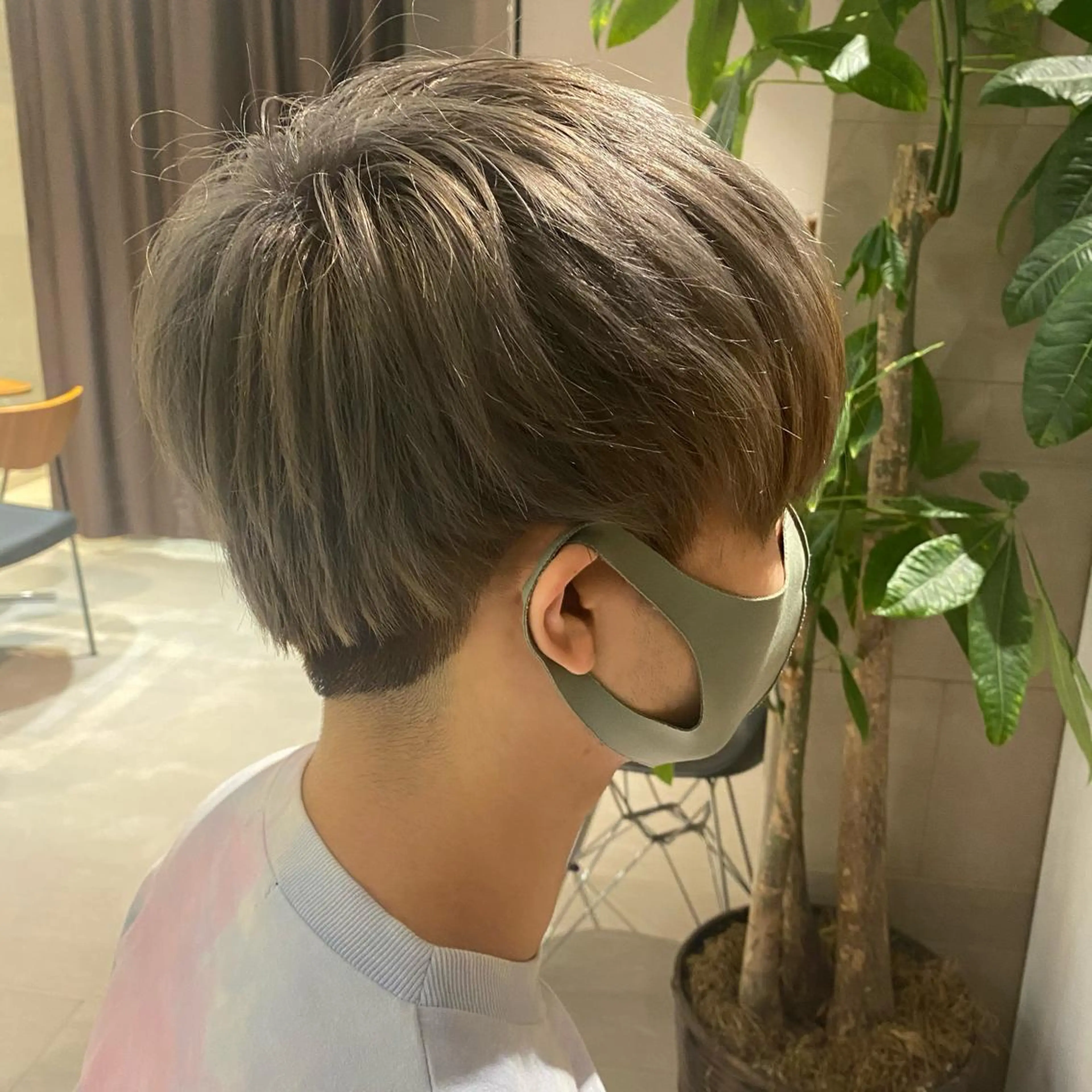 カラー メンズ 透明感カラー ダブルカラー シルバー 髪質改善 SENSE beauty salon所属・髪質改善/カラー/ カット/富岡佑麻のヘアスタイル