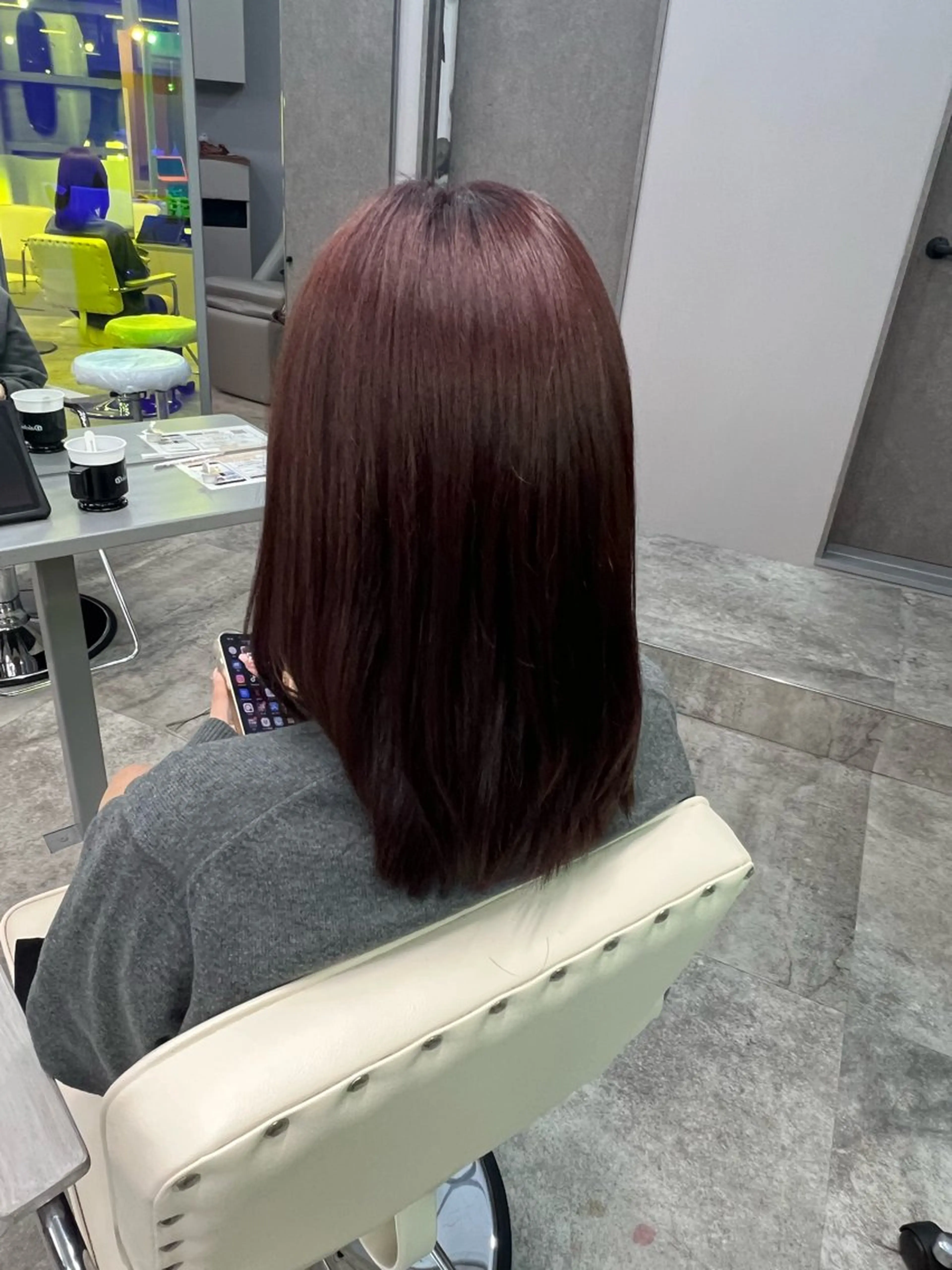 カラー レッドカラー 高階 晃一 /レイヤーカットのヘアスタイル