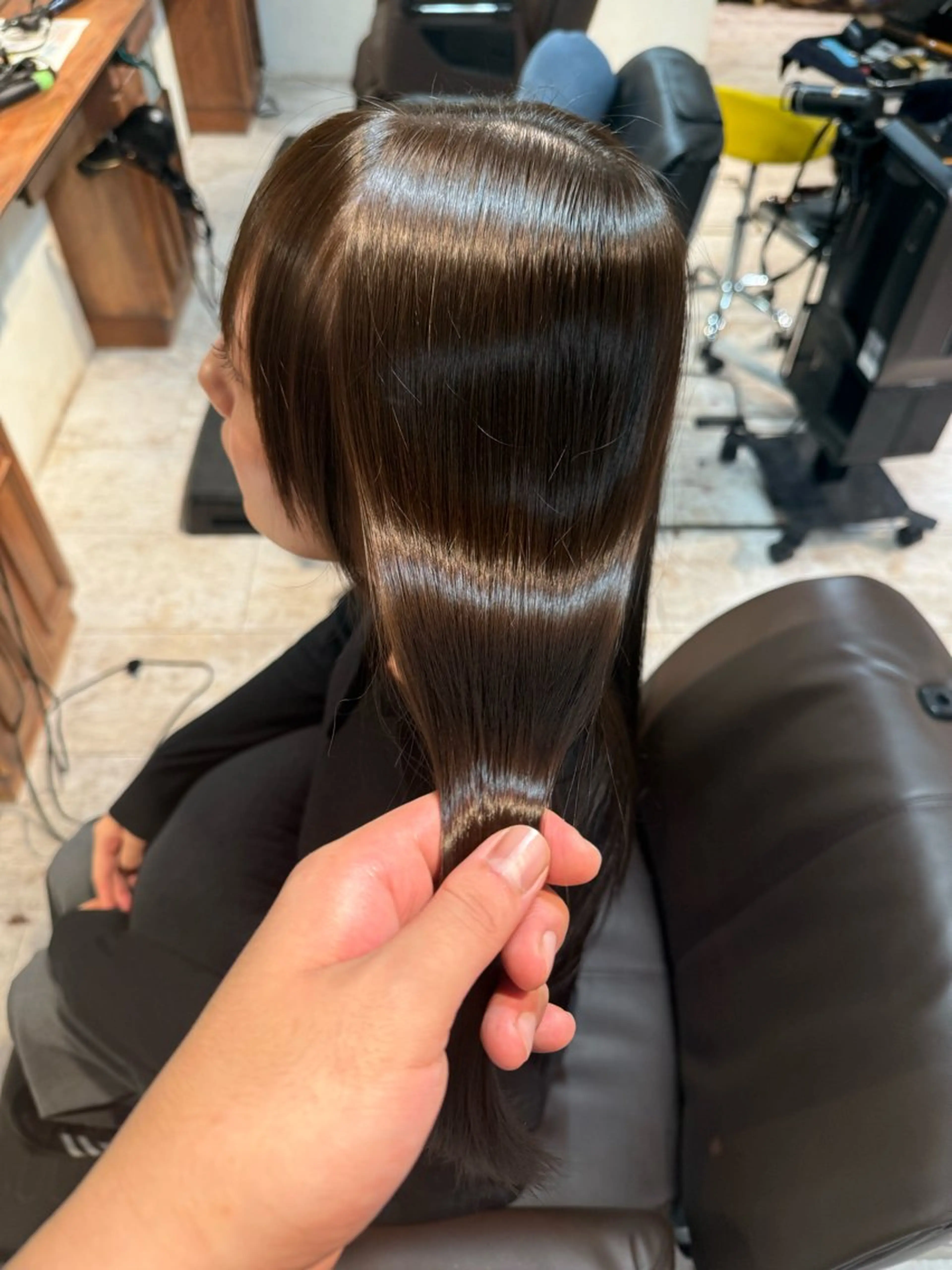 カット+美髪縮毛矯正+髪質改善オーダーメイドTRの写真