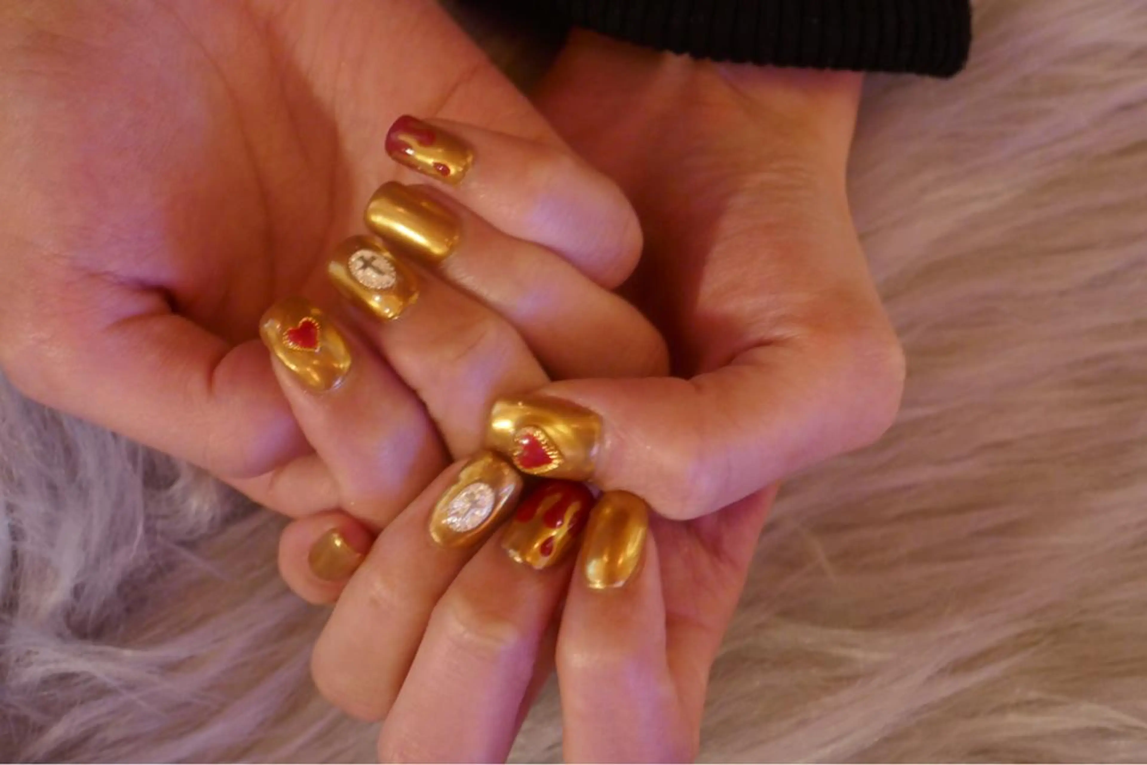 ネイル ゴールド ミラーネイル ハンドネイル Chipieee Tokyoのその他イメージ