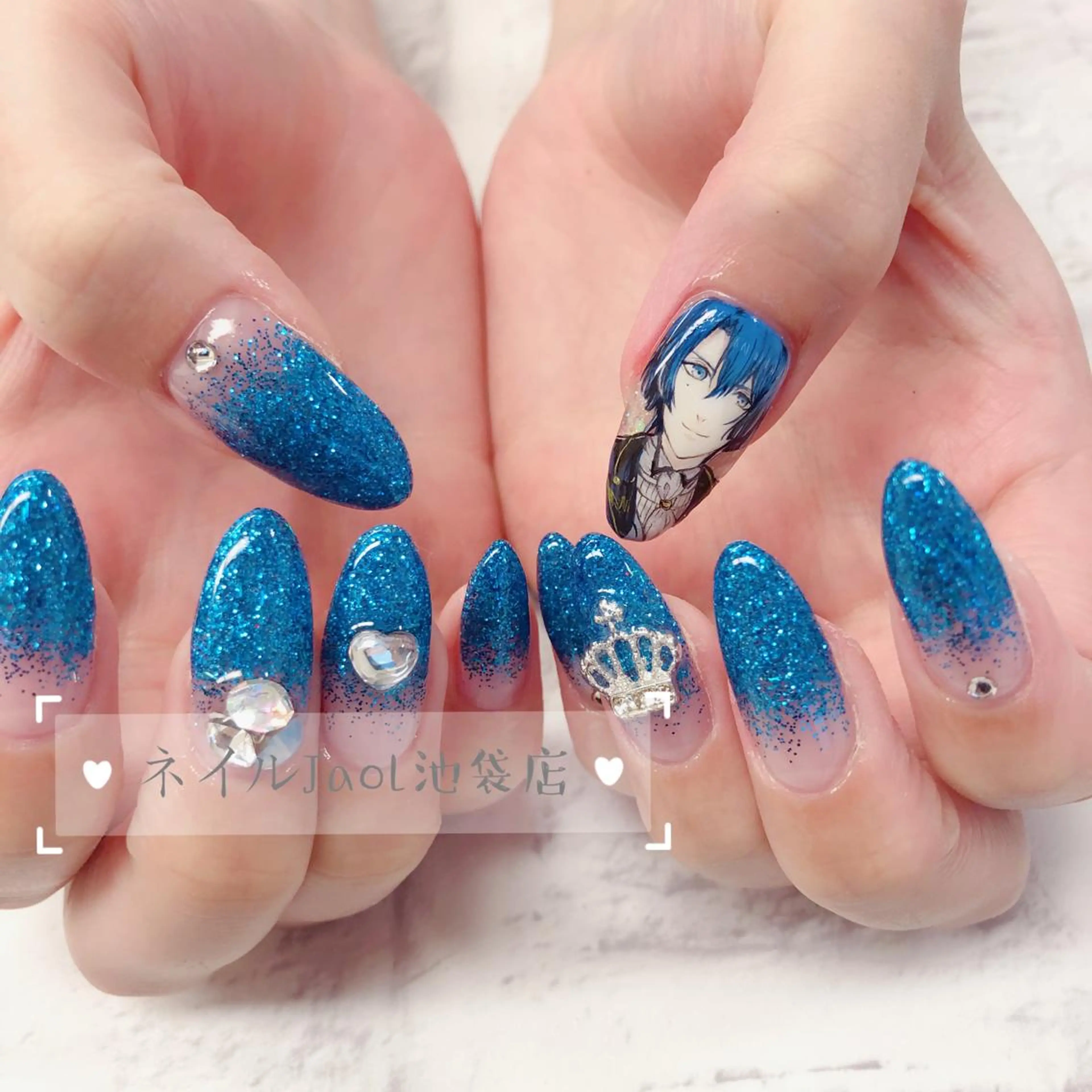 ロング ネイルJaol 池袋のネイルデザイン