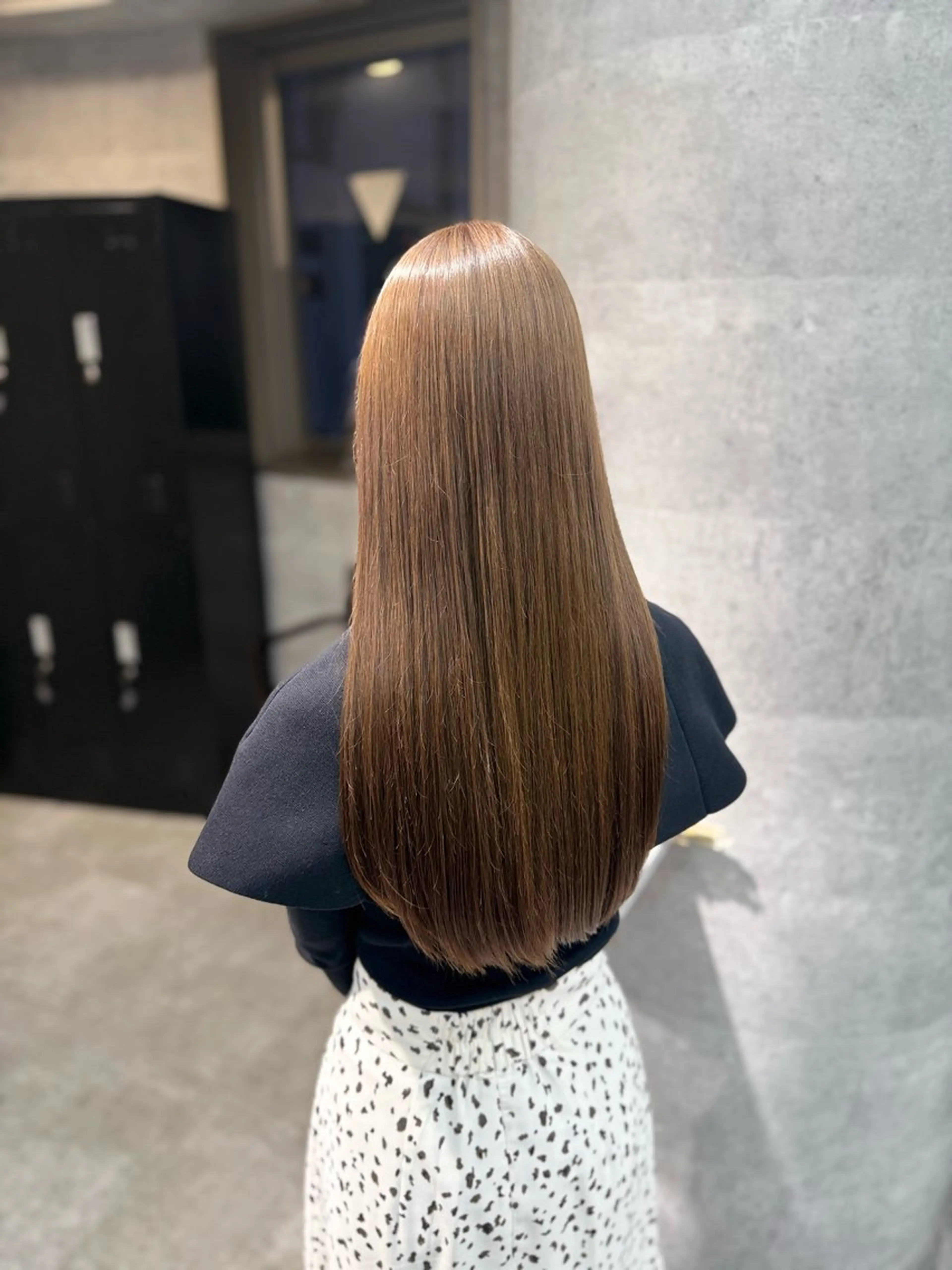 ロング くびれヘア 顔周りカット 髪質改善 韓国風ヘア レイヤーカット lana hair 新宿/髪質改善/韓国のヘアスタイル