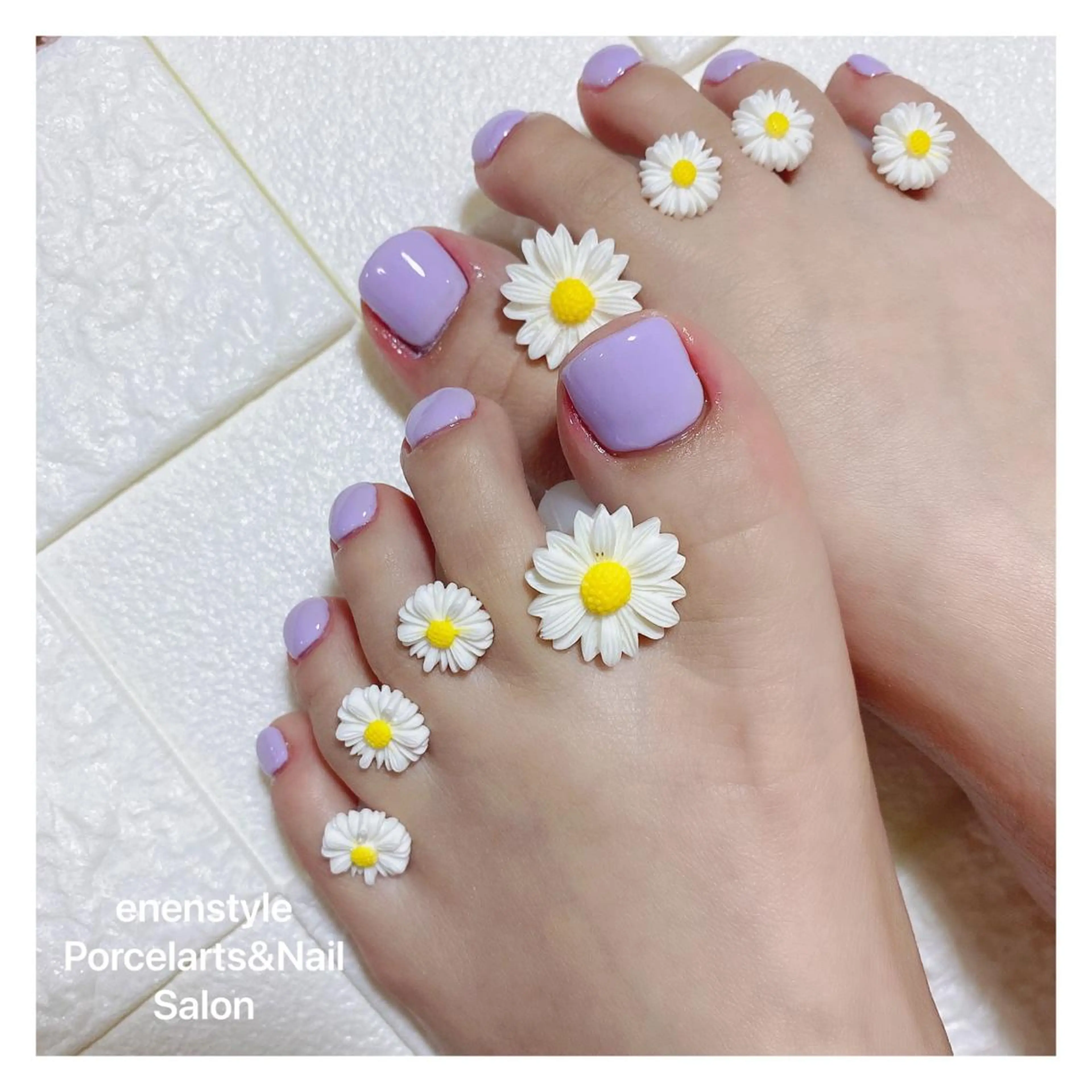 ショート ネイル ハンドネイル フットネイル 👑enen style👑のネイルデザイン