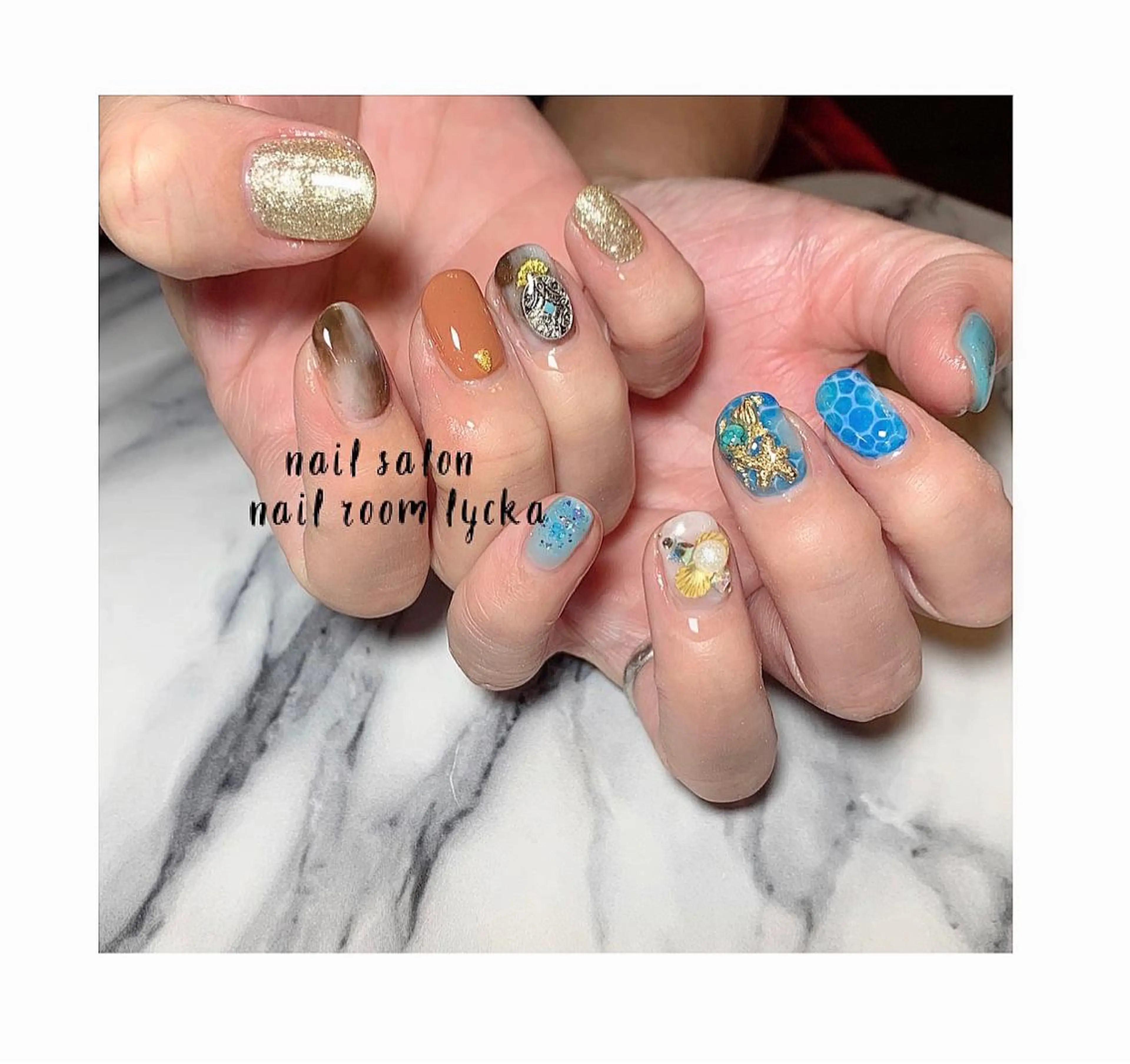 ネイル ﾈｲﾙﾙｰﾑﾘｯｶ 𝐦𝐚𝐲𝐮のネイルデザイン