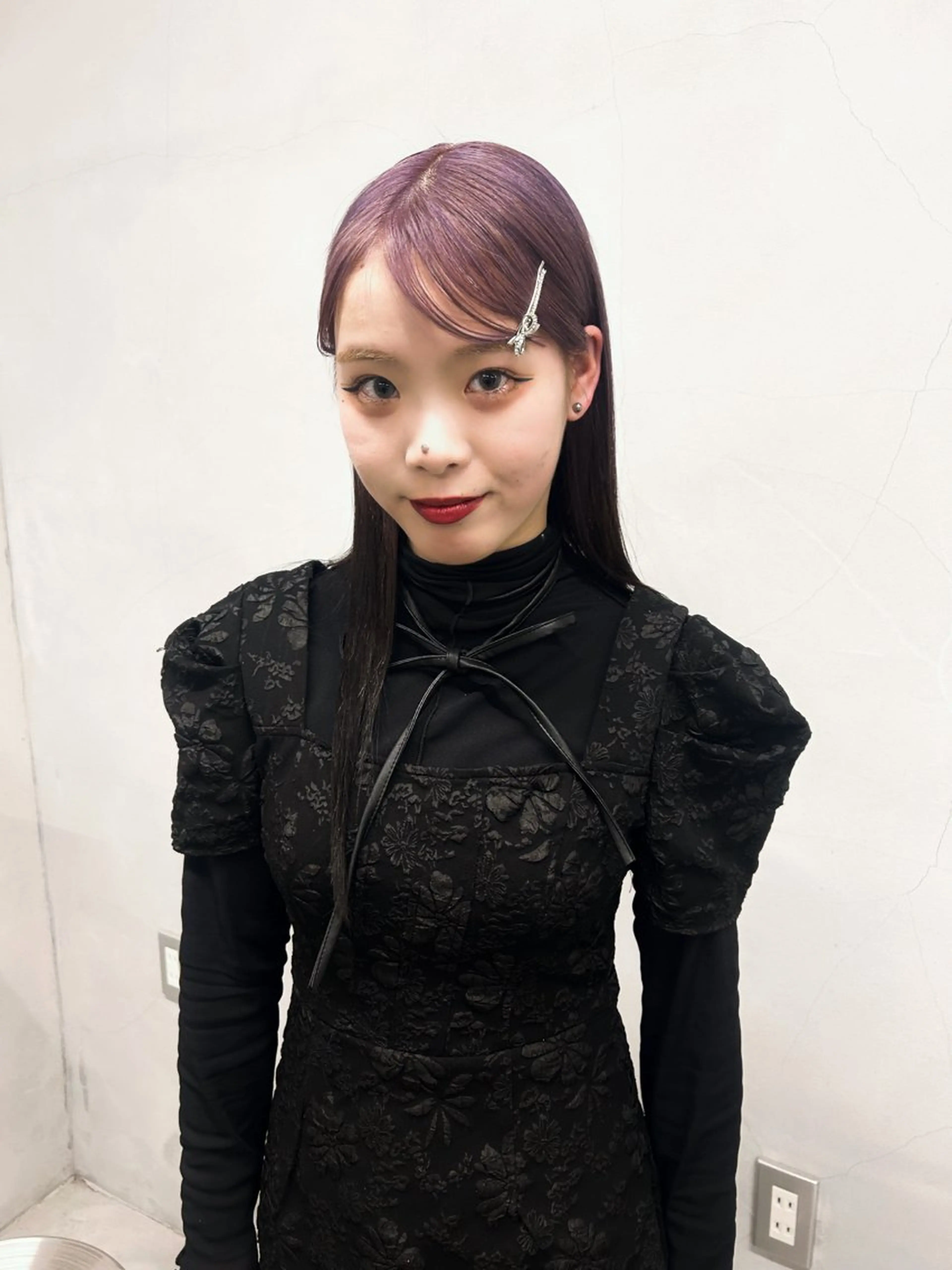 ロング カラー ヘアアレンジ ラベンダーカラー ピンクカラー ピンクラベンダー HERMITAGE/ chihiroのヘアスタイル