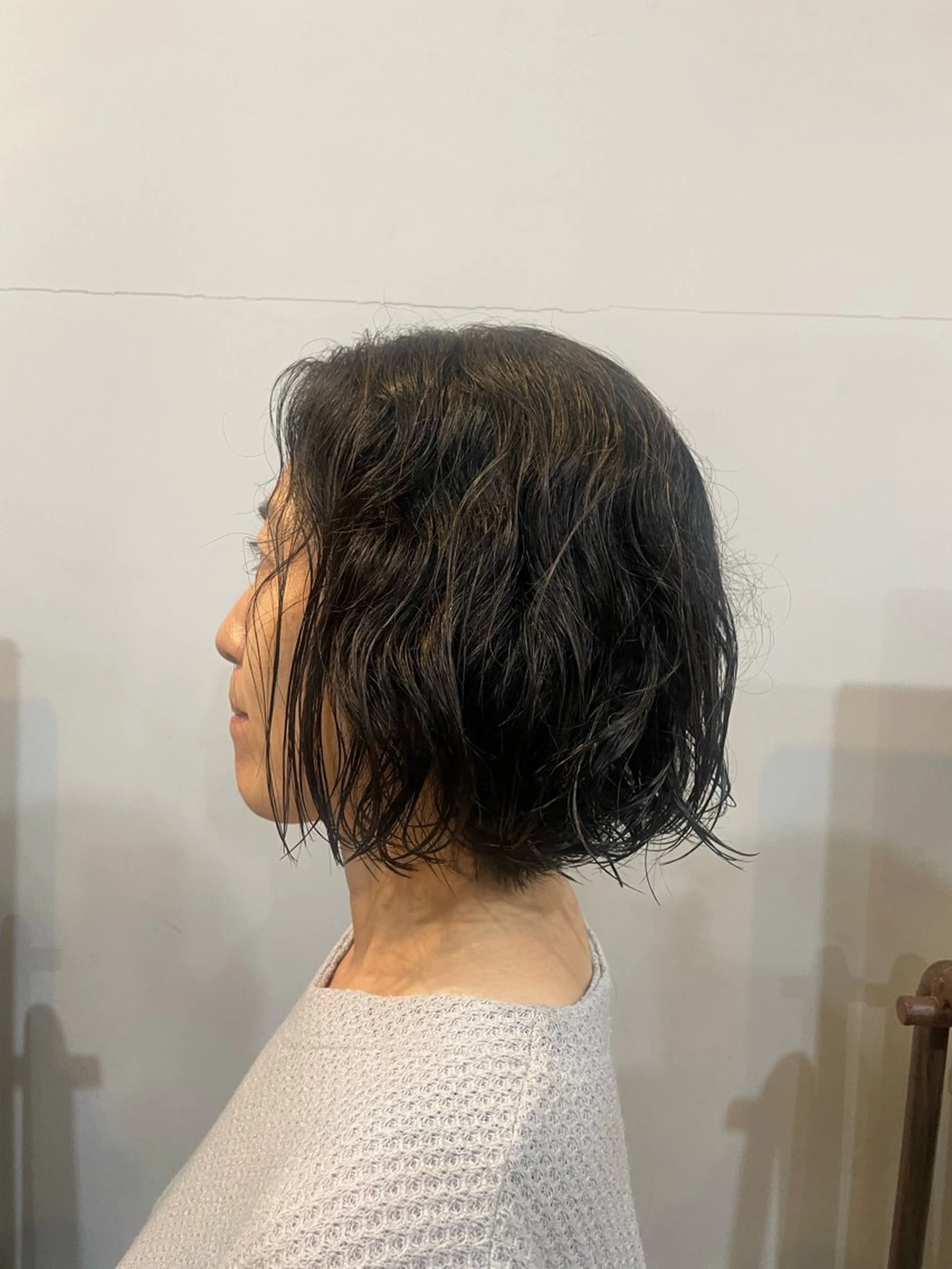 ショート くせ毛 相羽 紗音のヘアスタイル