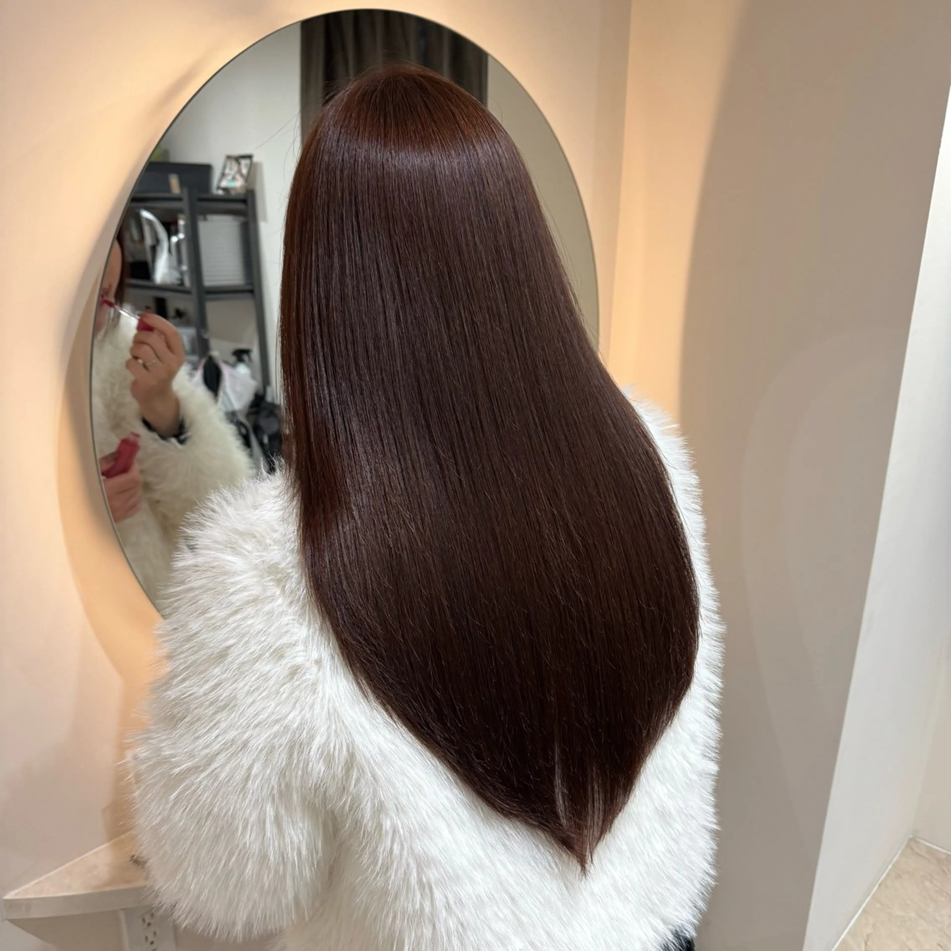 ロング カラー ブリーチ ブリーチなしカラー ロング カット ヘアカラー トリートメント iga/渋谷個室🍀 ✨艶髪ハイトーン✨のヘアスタイル