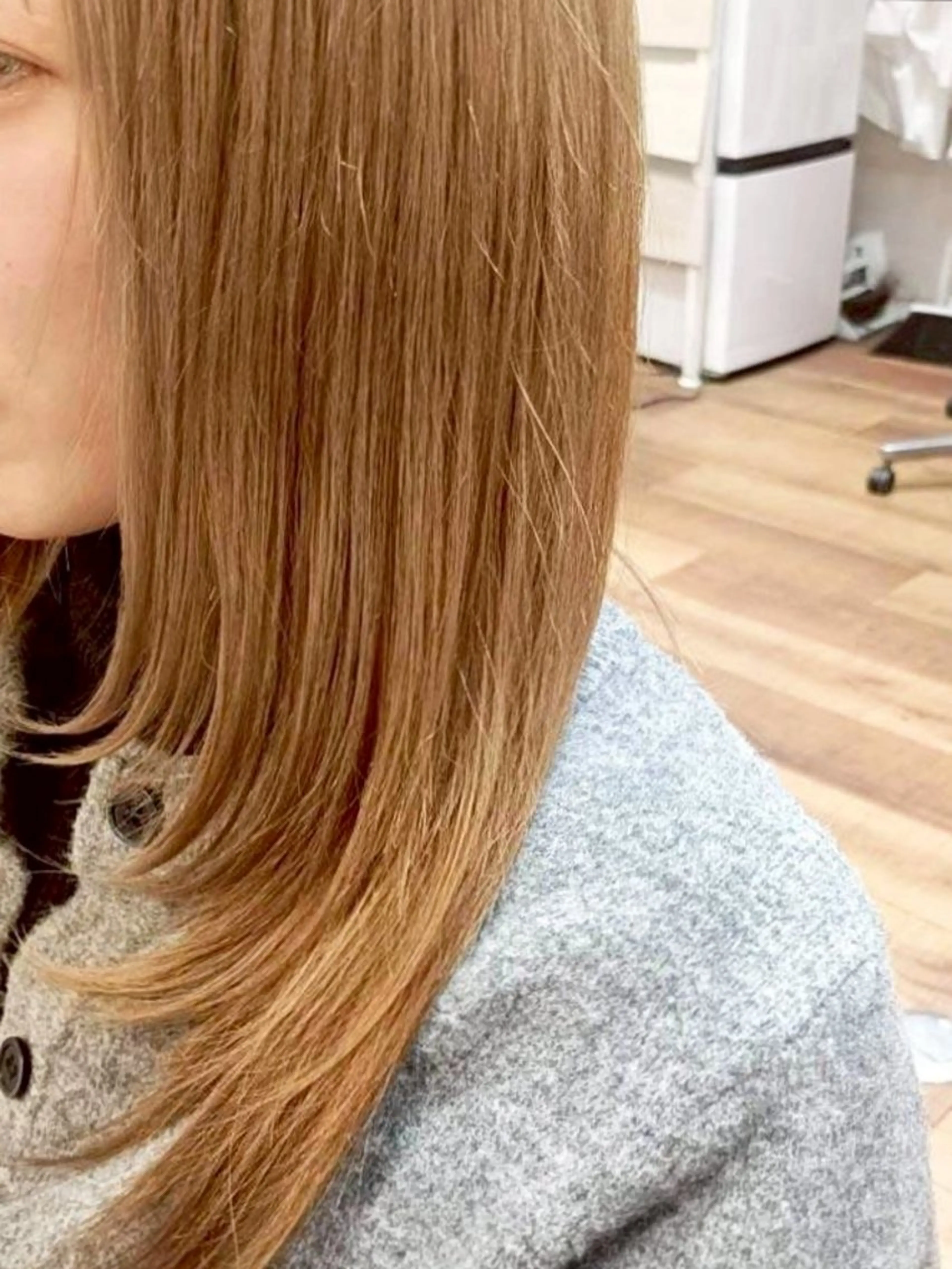 ロング カット ヘアカラー MOLLA 浅香山店所属・谷口ゆめ/縮毛矯正/ 大人女子/眉ワックスのヘアスタイル