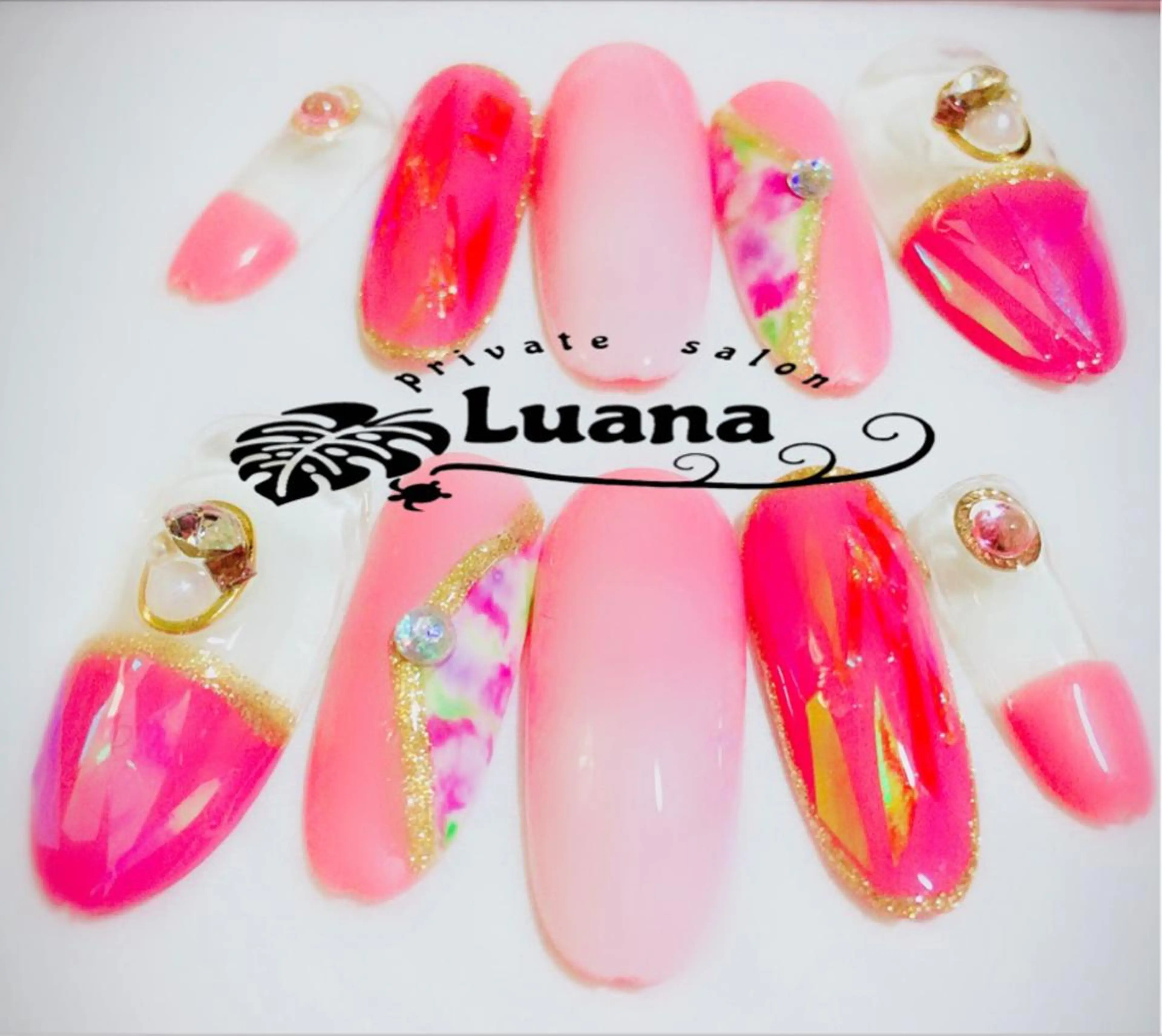 ネイル 自宅ネイルサロン ルアナのネイルデザイン