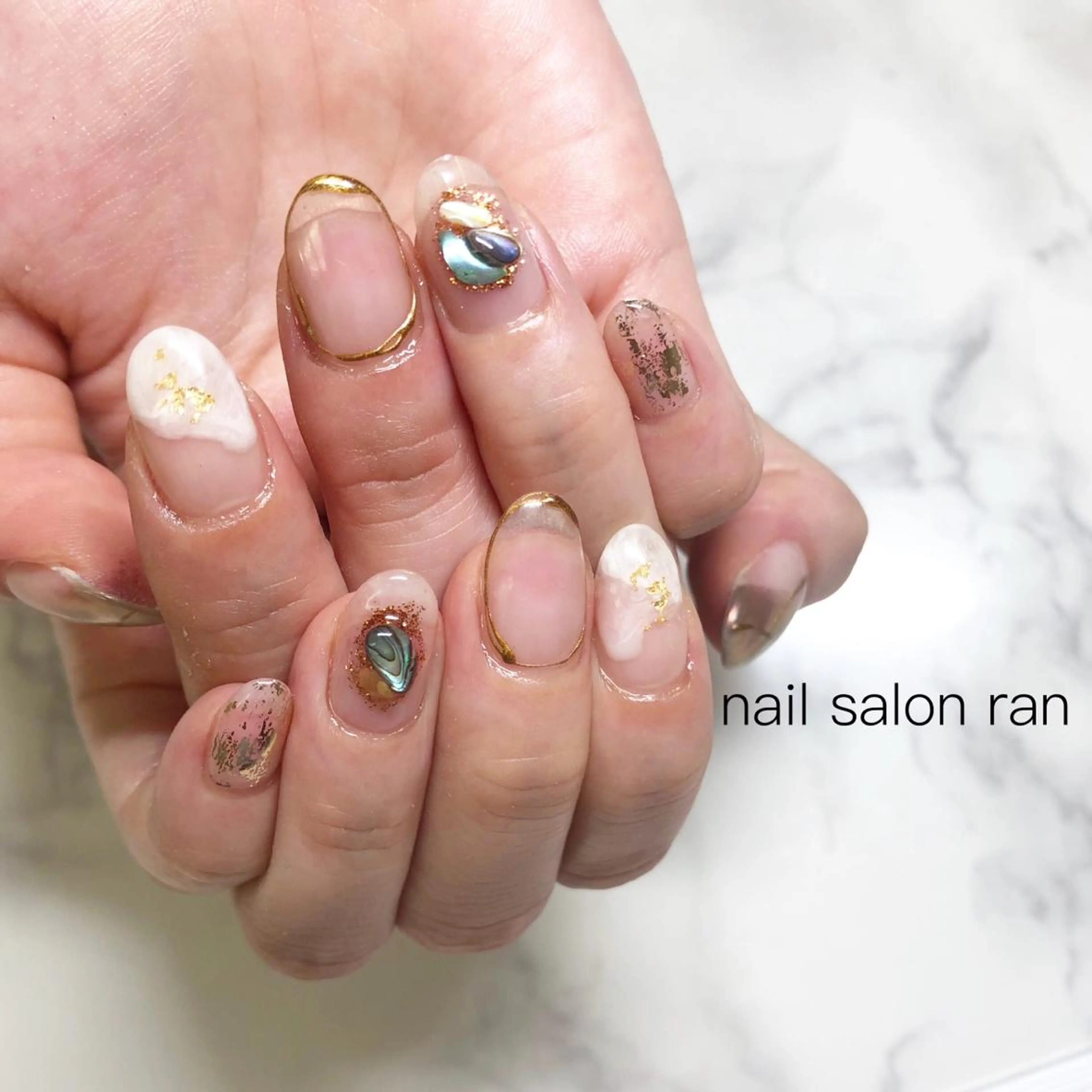 ネイル アートネイル nailsalon ranのネイルデザイン