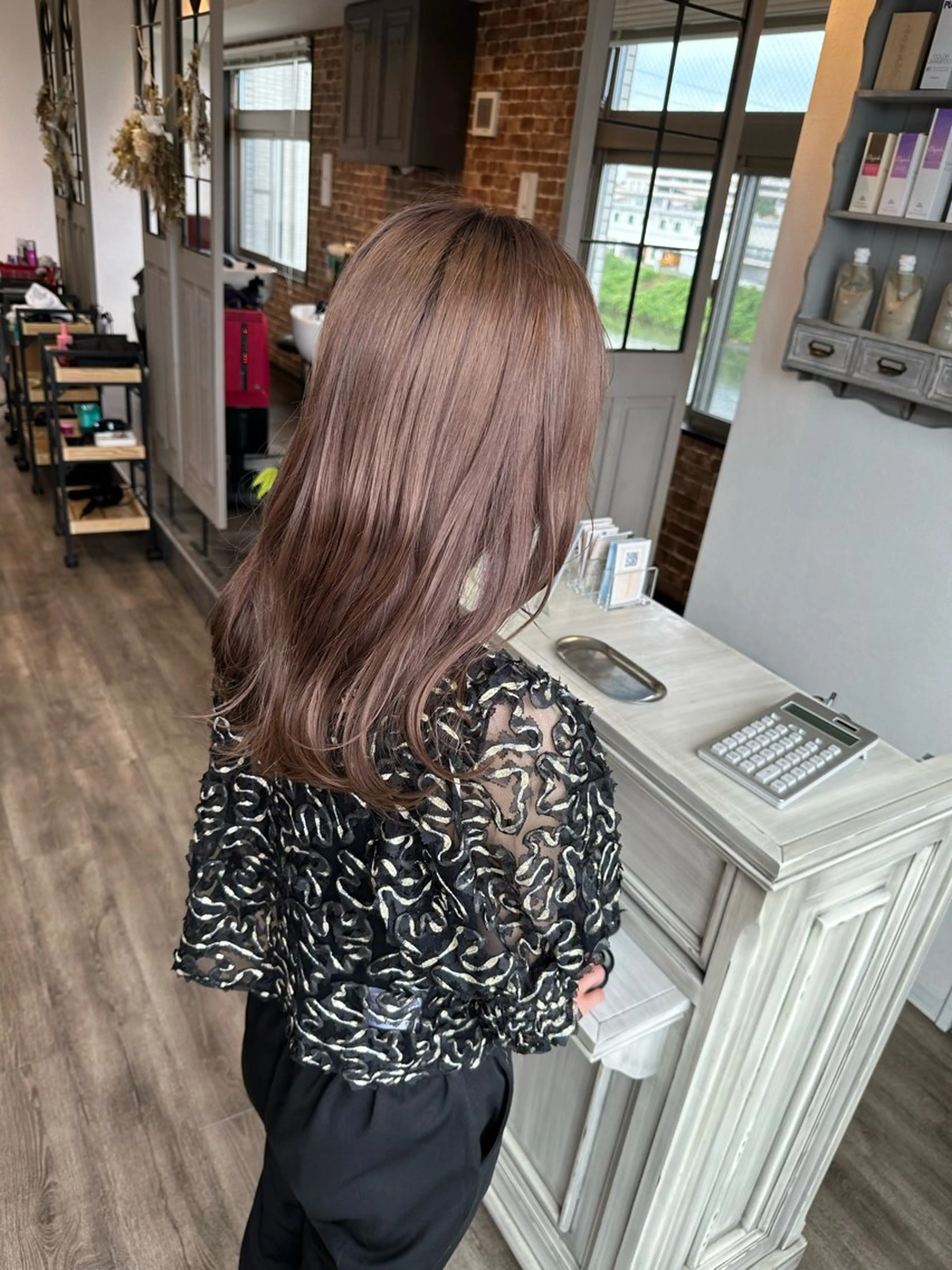 ⭐️ケアカラー+髪質改善ヘアエステの写真