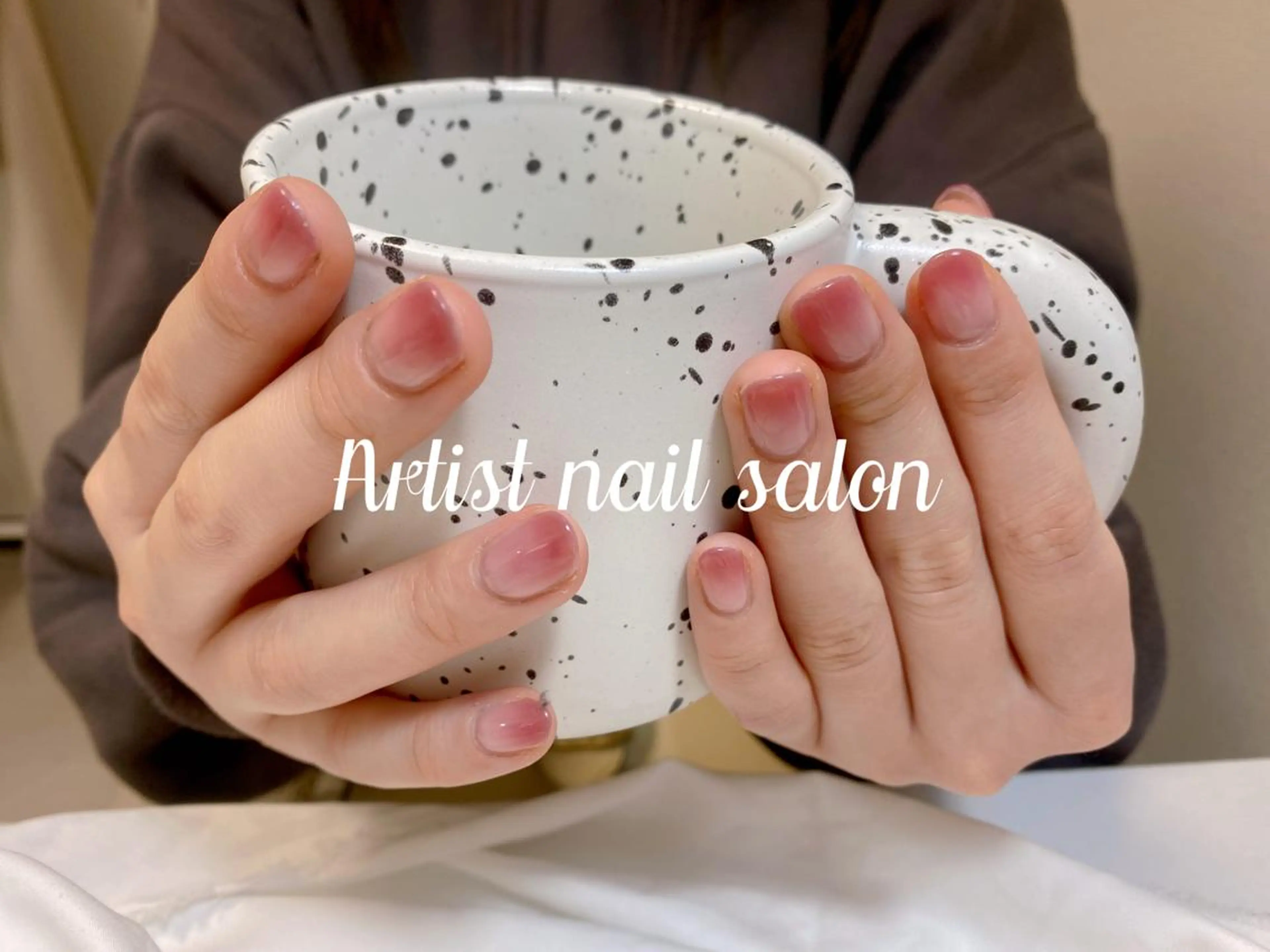 【自爪】大人気カラグラデーション(ベース色あり)の写真