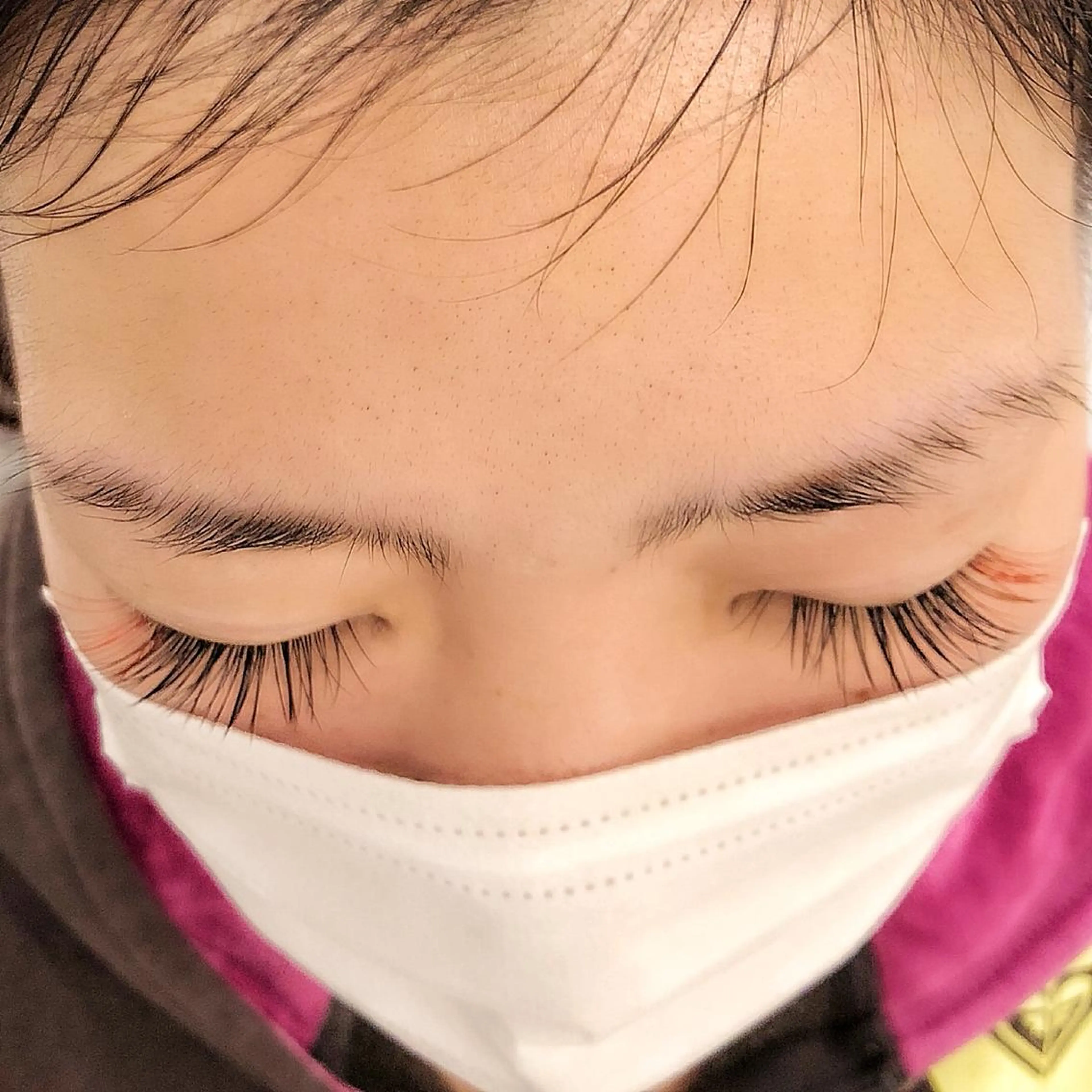 キッズ マツエク・マツパ カラーマツエク CLEF eyelashのマツエク・マツパデザイン