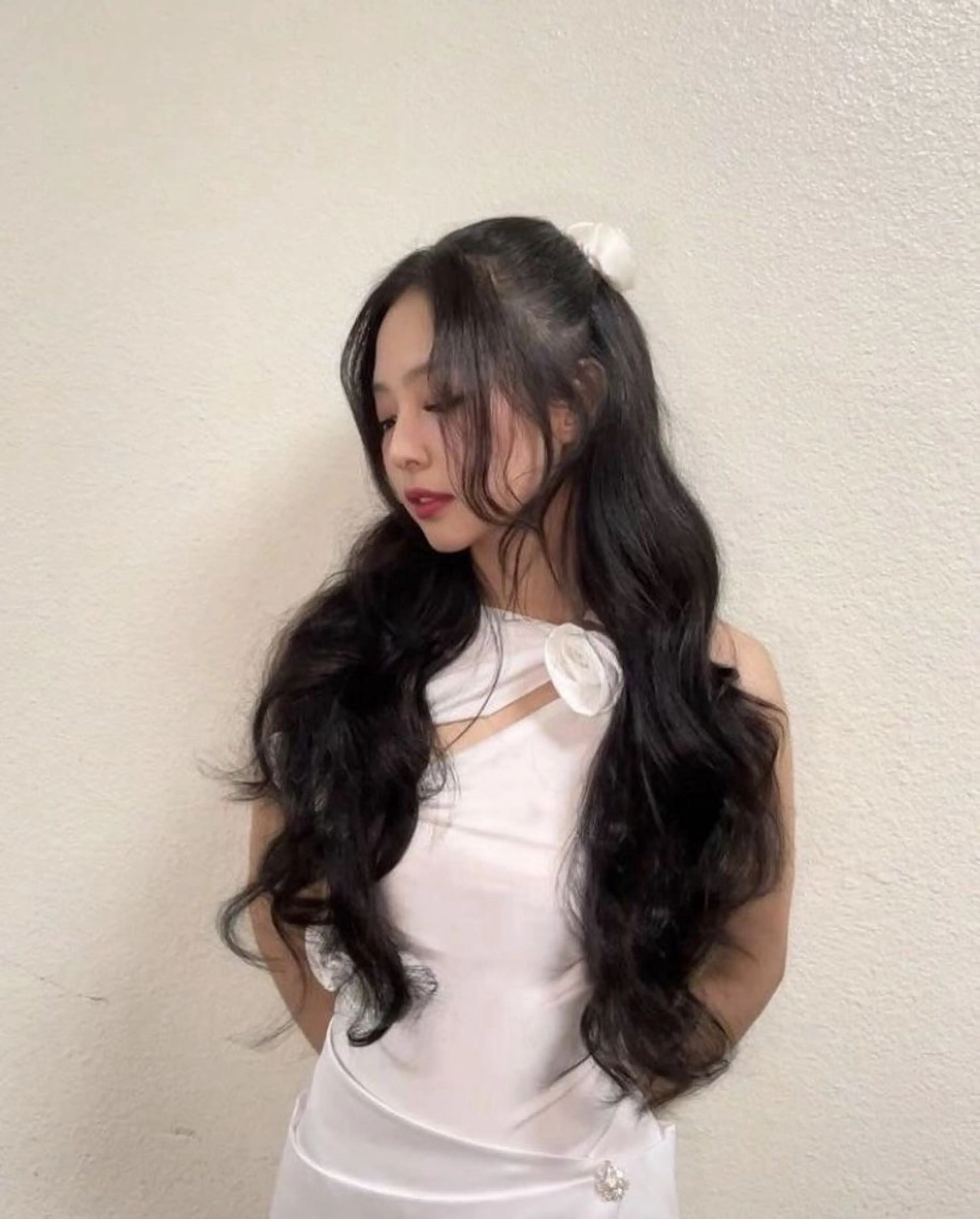 ロング カラー 山崎/ボブ縮毛矯正 レイヤー髪質改善のヘアスタイル