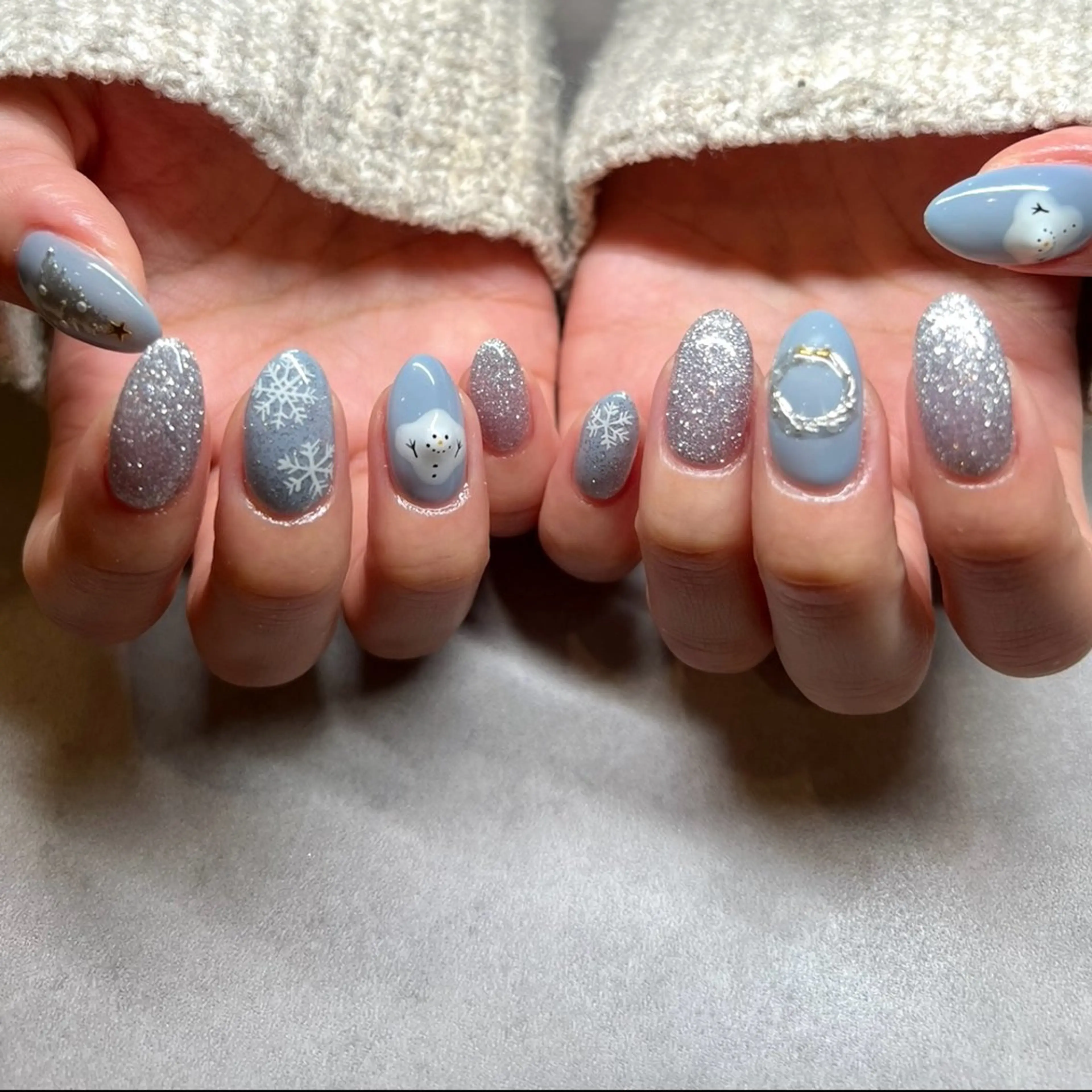 ネイル YUKO🩶 sofa立川のネイルデザイン