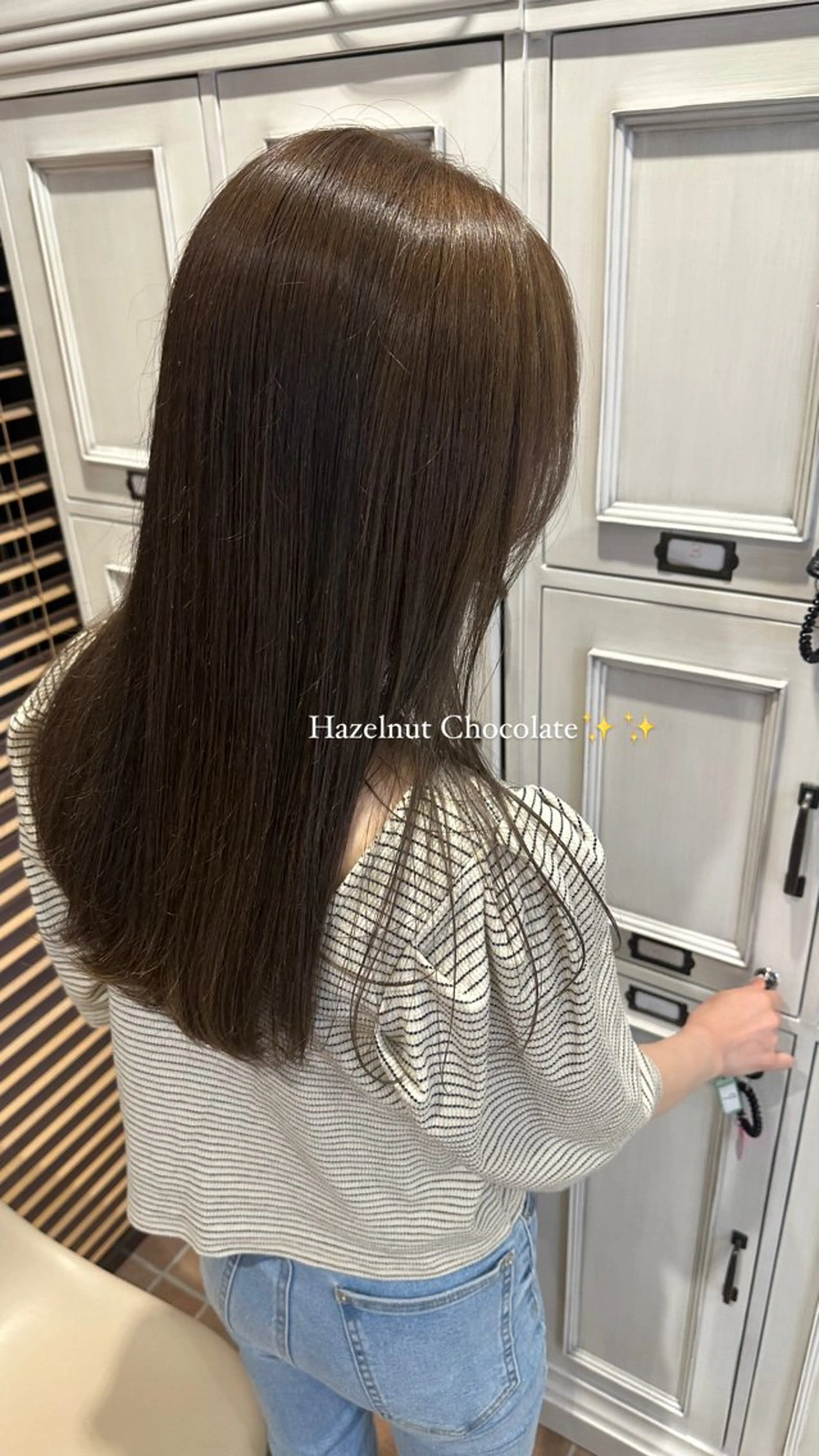 ロング カラー 坂庭 美夢のヘアスタイル