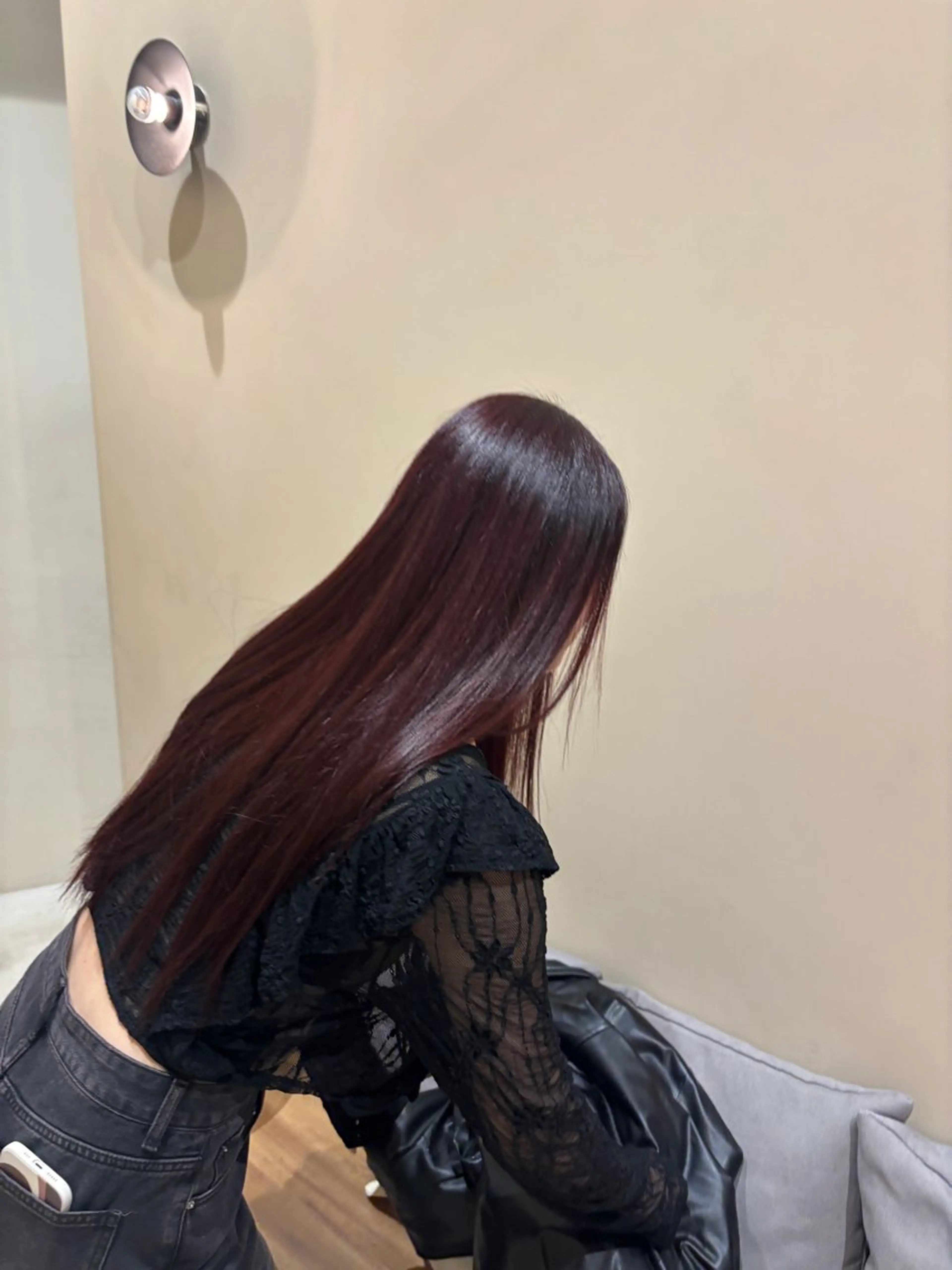 カラー 住谷 ゆりなのヘアスタイル