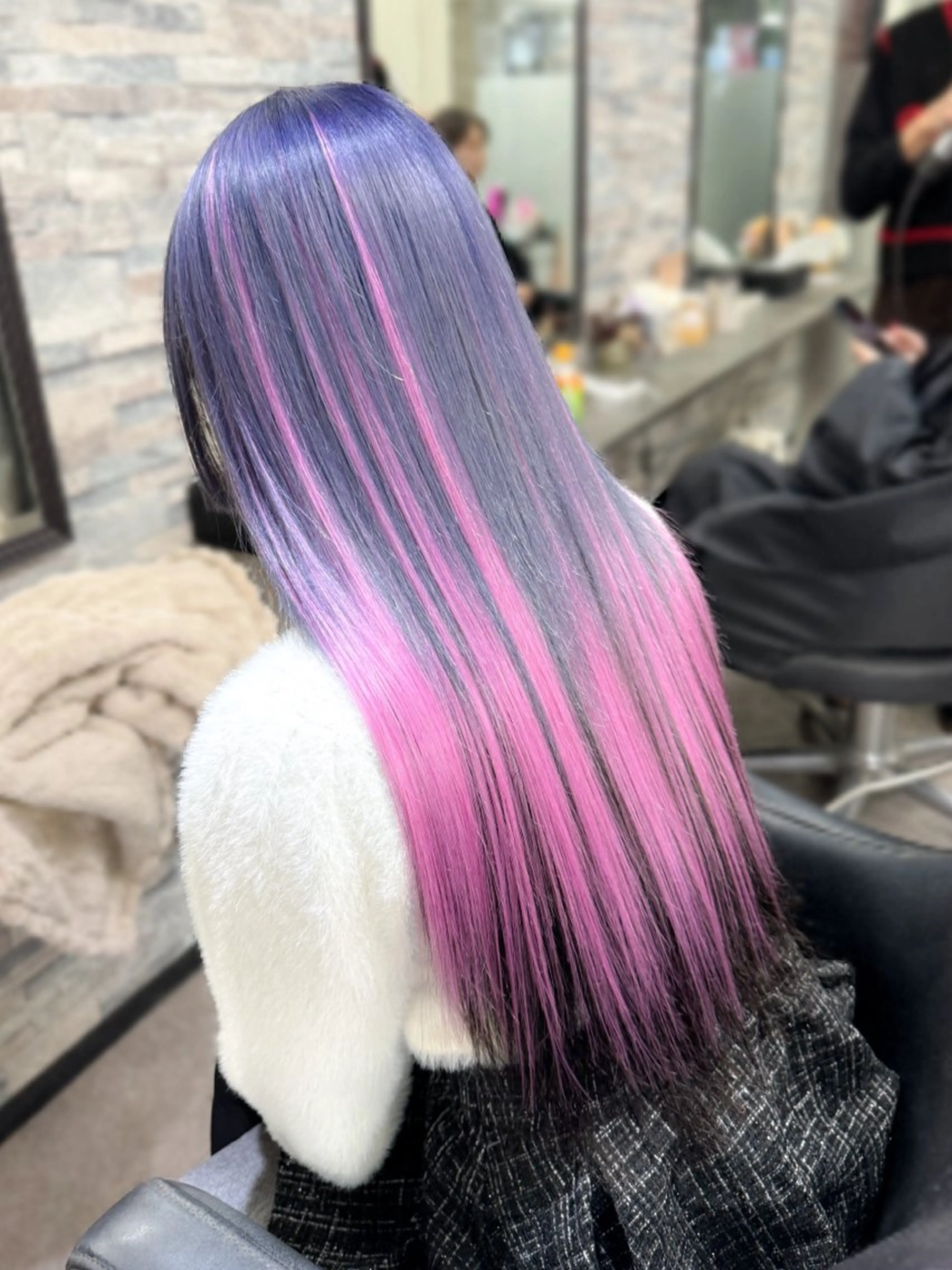 ロング カラー カット ヘアカラー トリートメント エクステ ハイトーンエクステ 🎩カズキ🎩のヘアスタイル