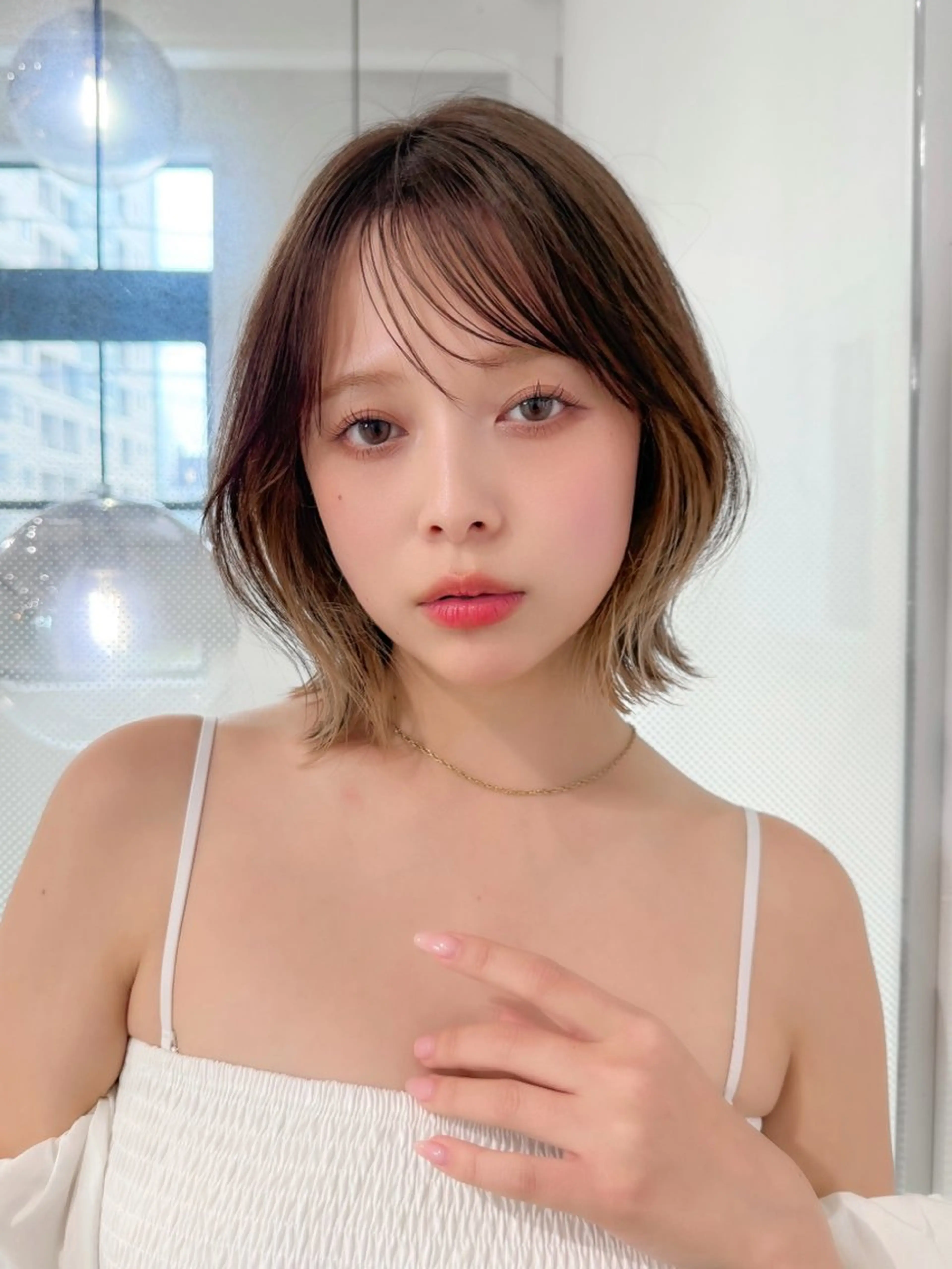 ショート カラー Lond enikaのヘアスタイル
