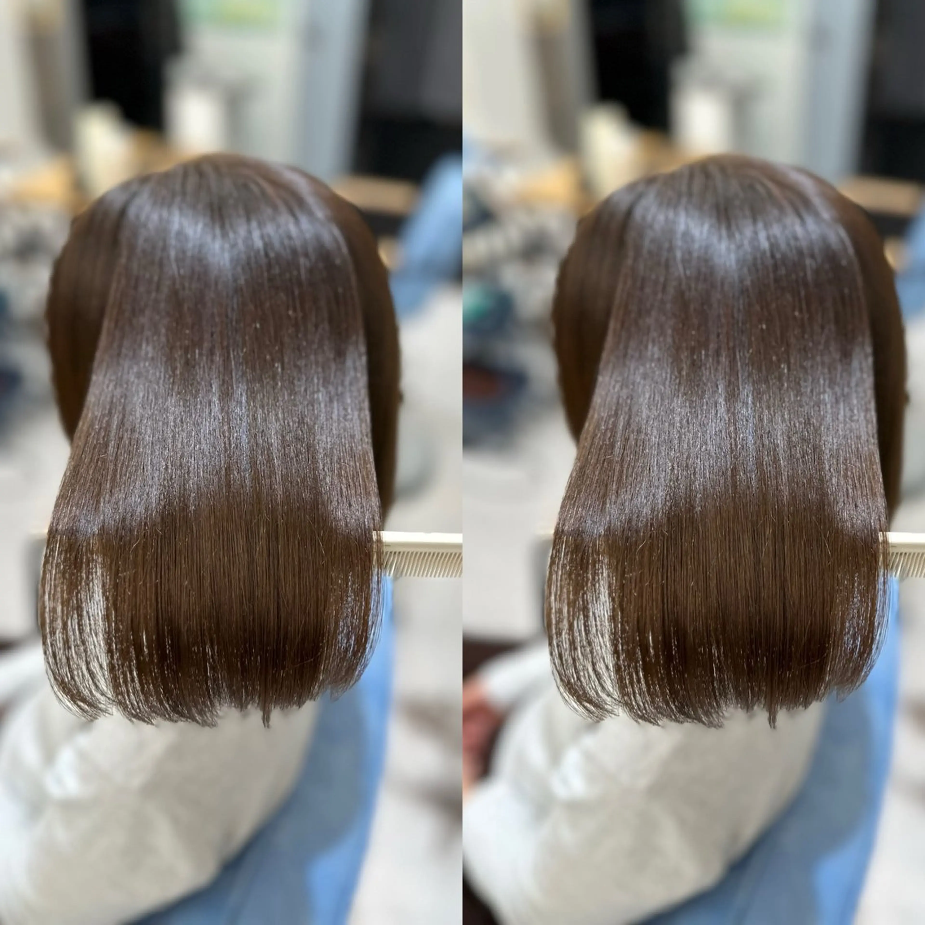 ショート カラー ボブ 縮毛矯正×ボブ💎 髪質改善/木下のヘアスタイル