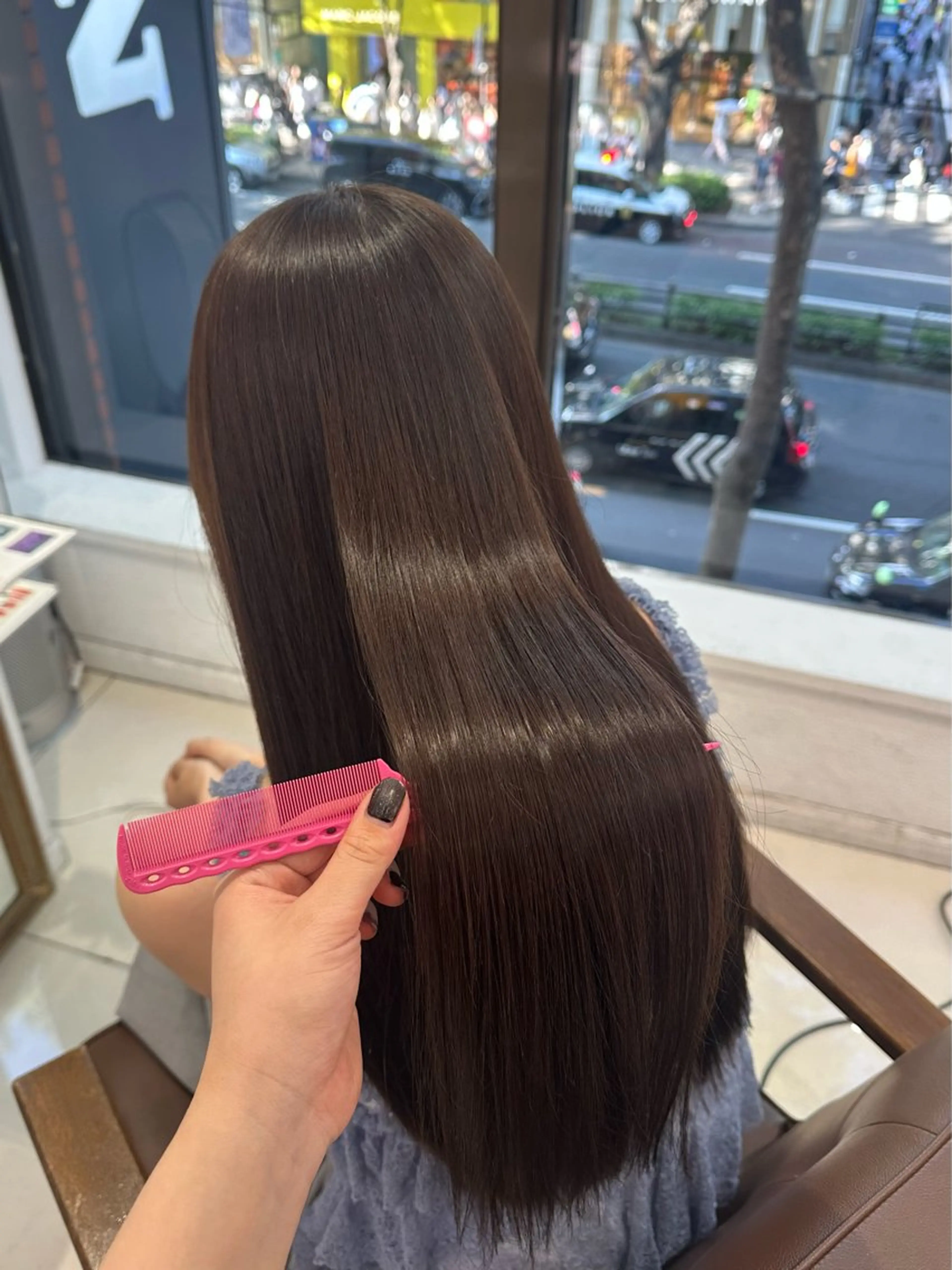 ロング カラー 髪質改善カラー🤍 Nanakoのヘアスタイル