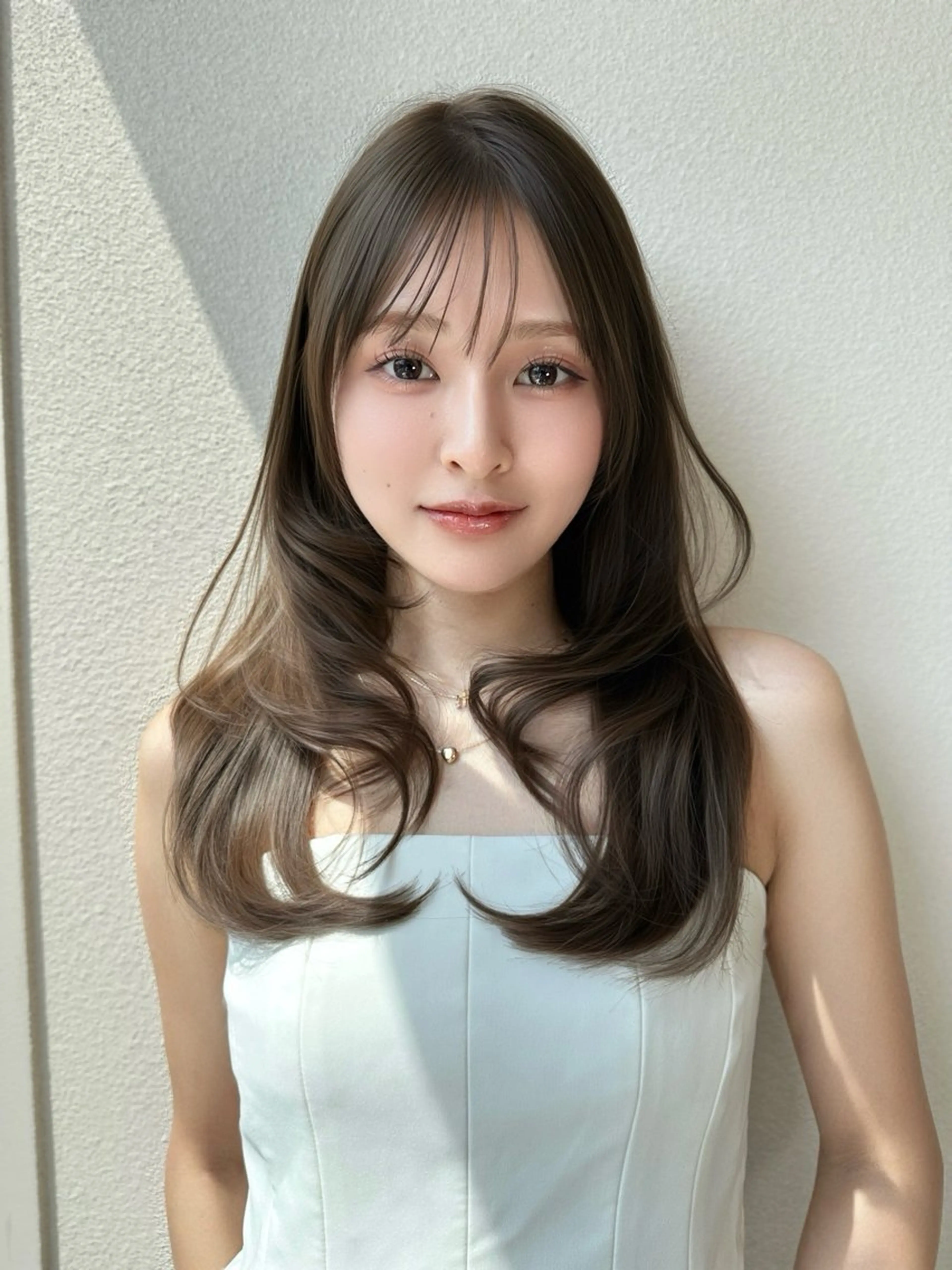 ロング スズキ マユウのヘアスタイル