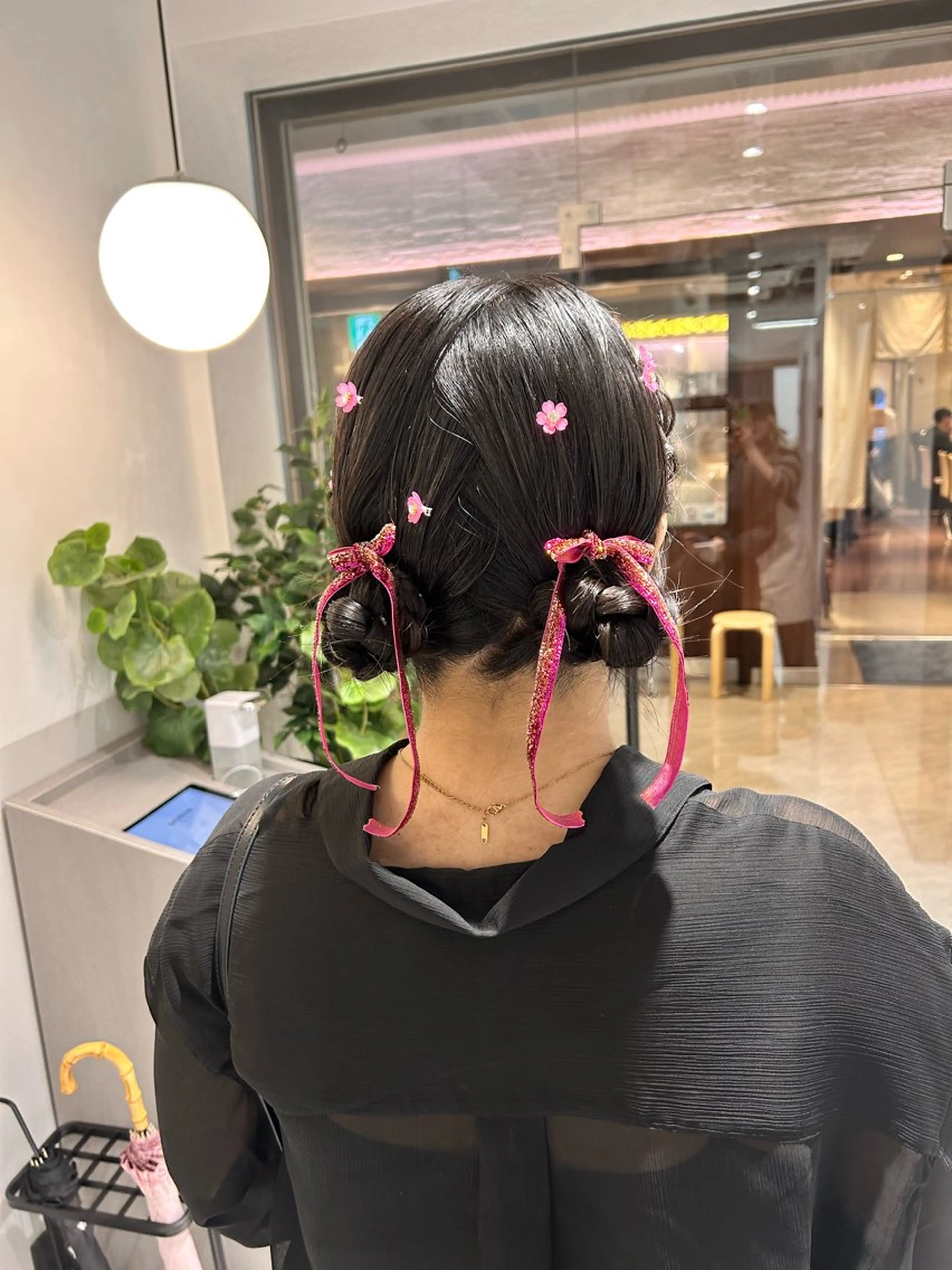 ミディアム ヘアセット 薄田 珠美のヘアスタイル