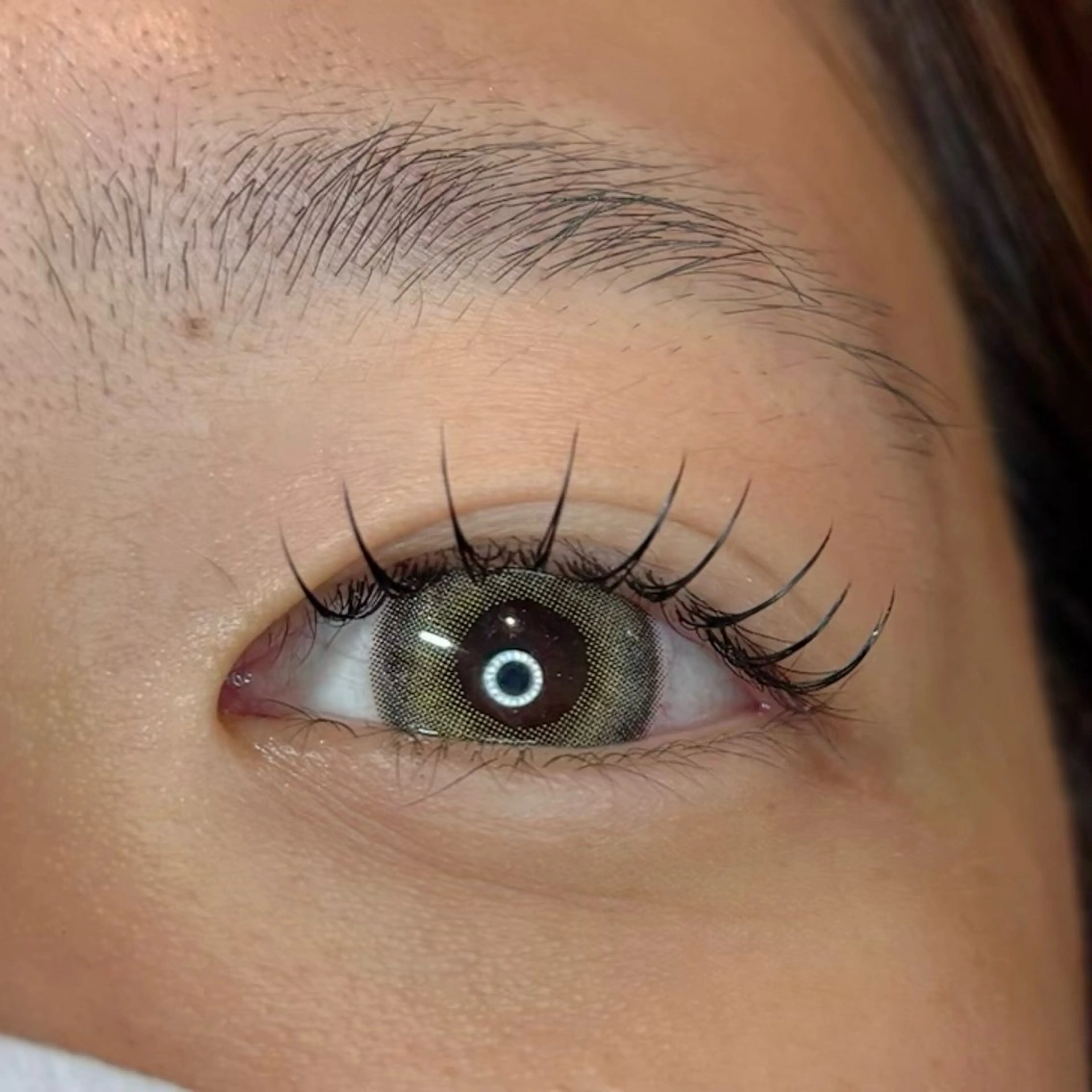 エクステ80本【フラットラッシュ】の写真