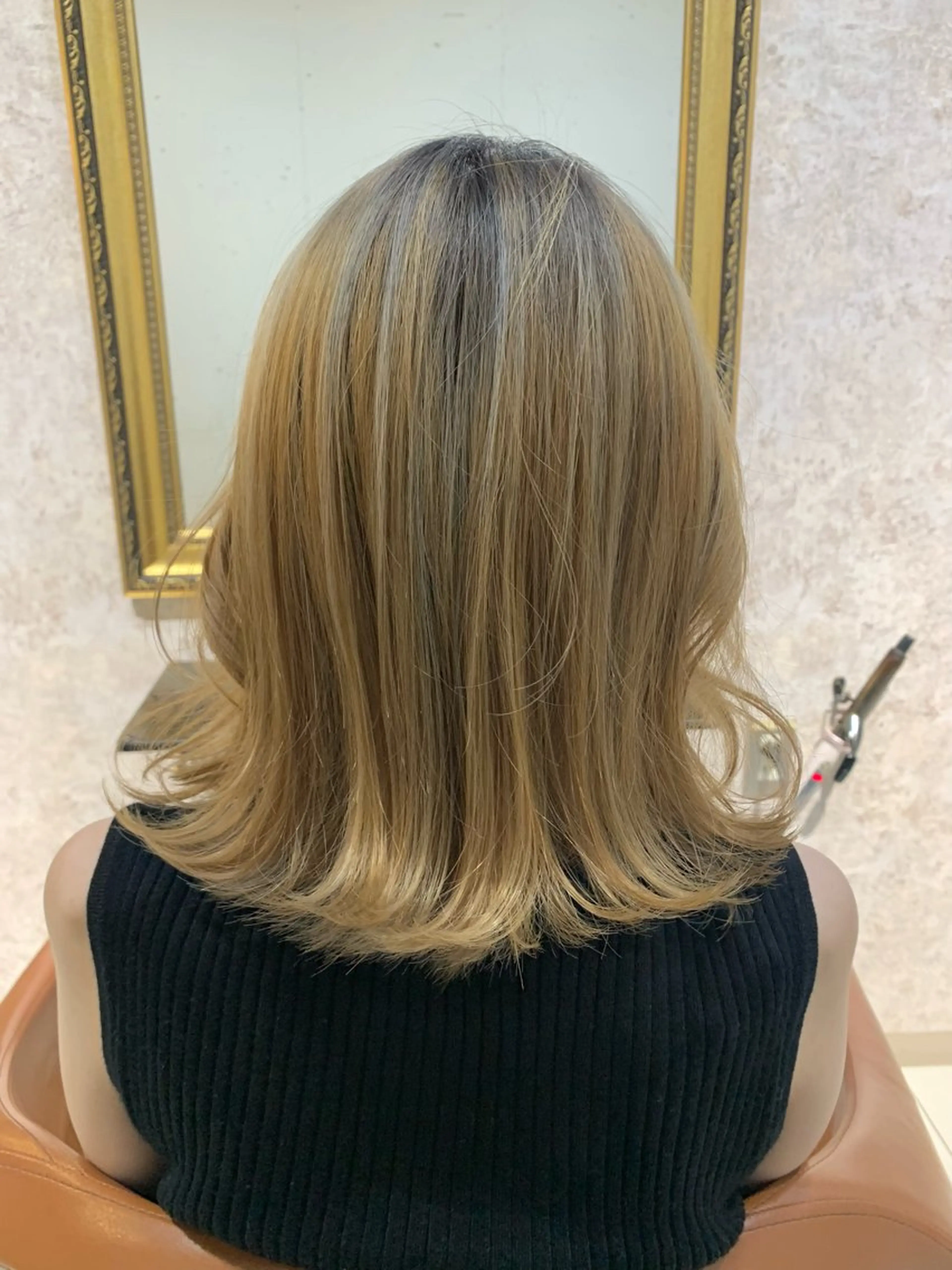 ミディアム MORISAKI ✂︎縮毛矯正のヘアスタイル