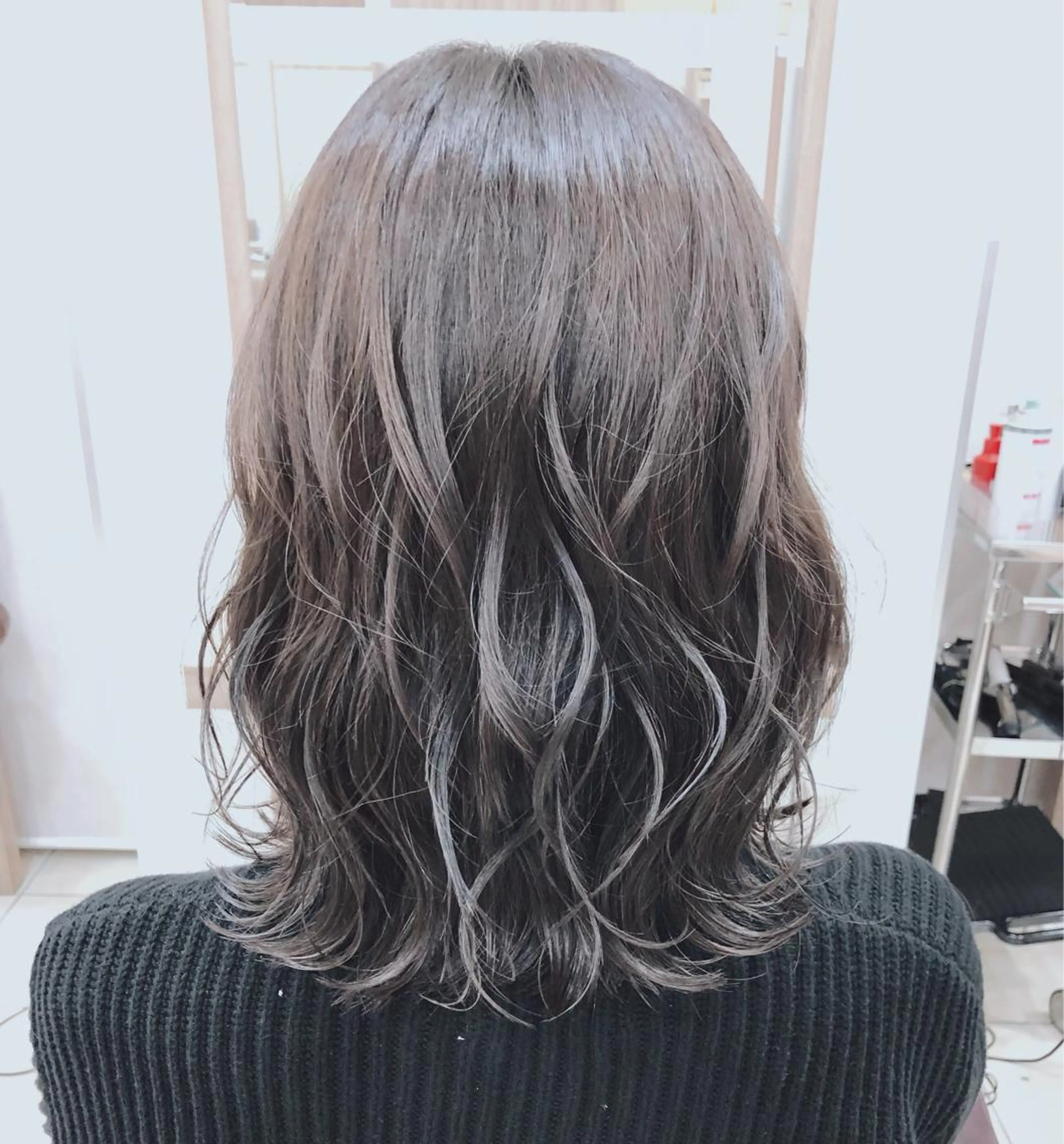 セミロング カラー 産休中です。 🌹sayu🌹のヘアスタイル