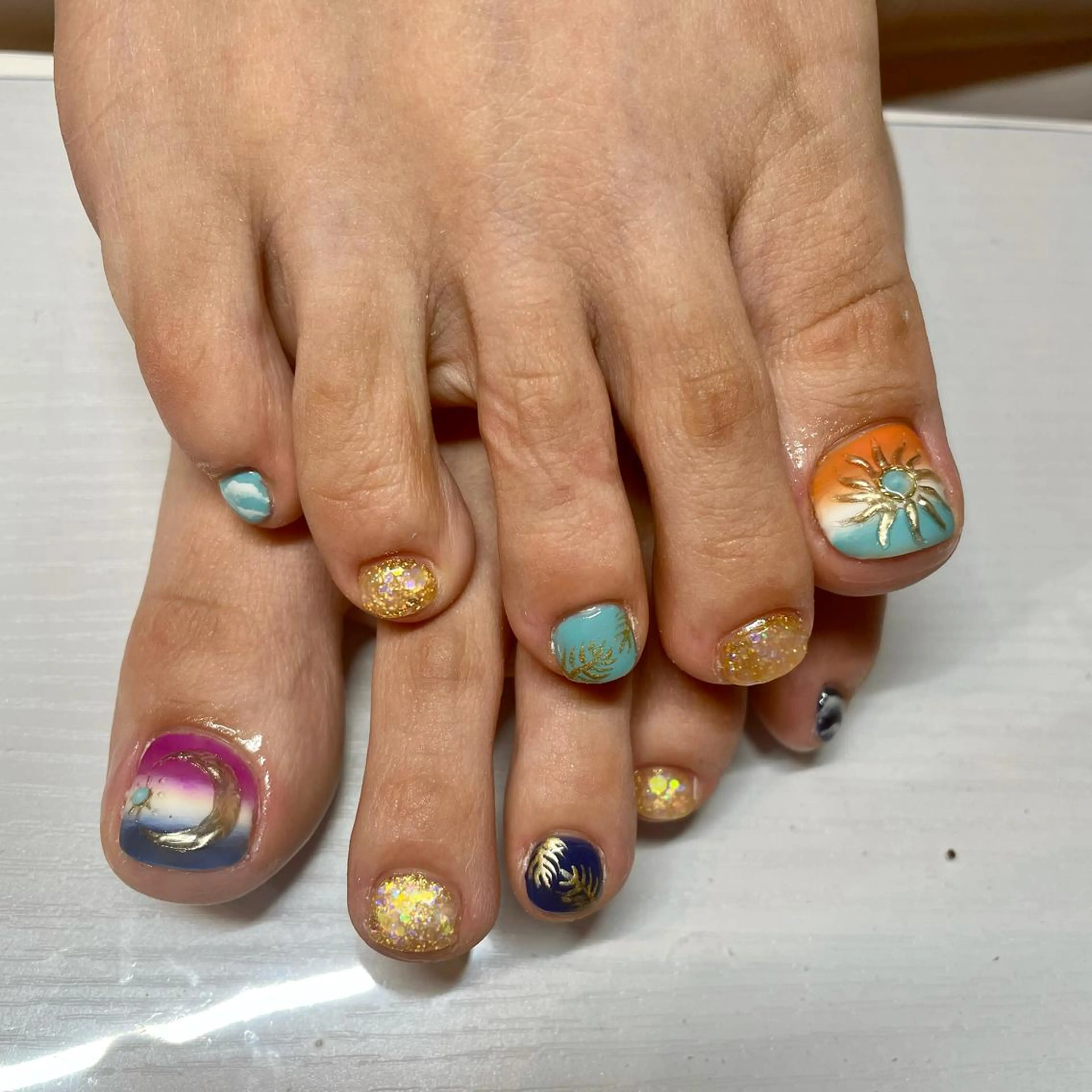 ネイル フットネイル Tocowaka マエダのネイルデザイン