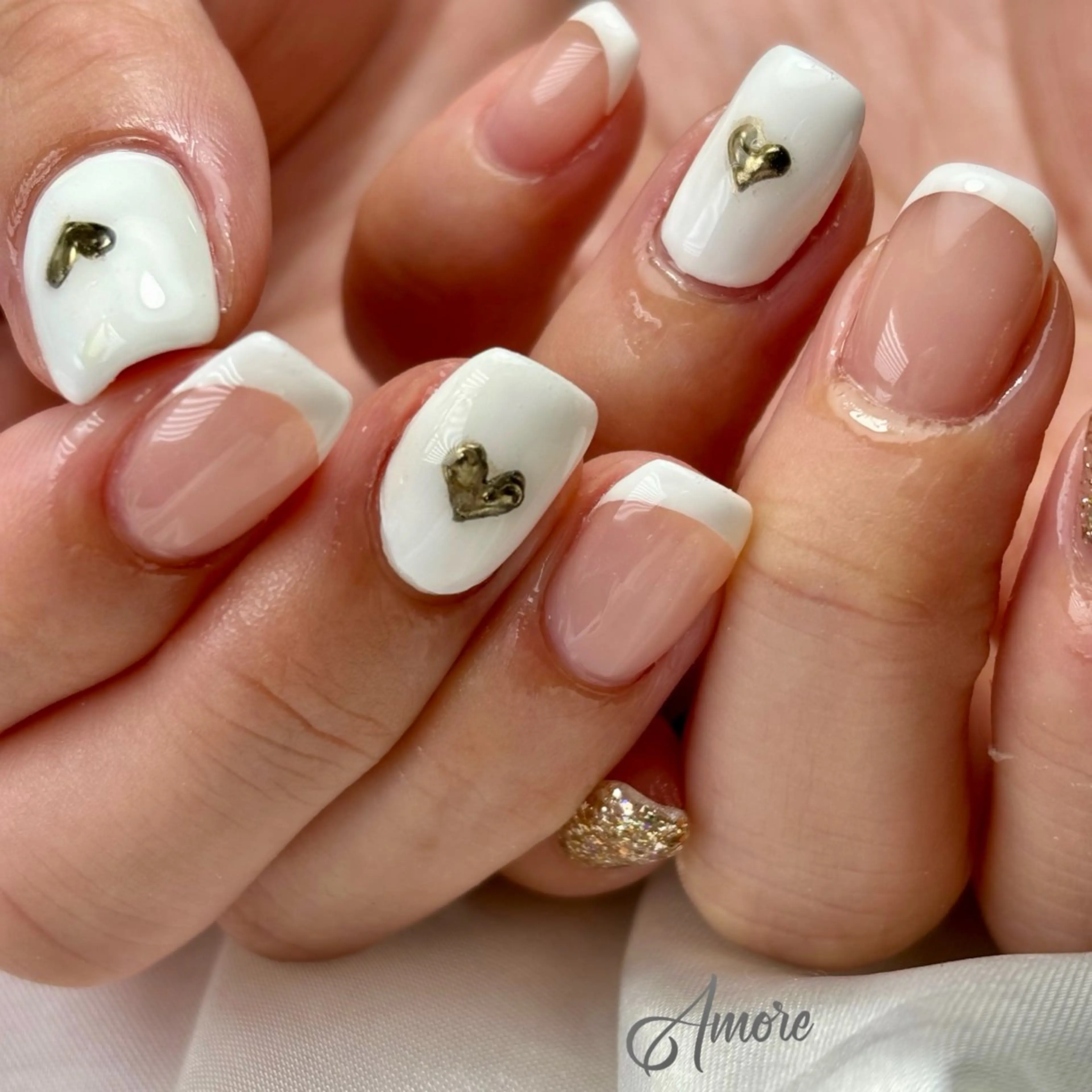 ネイル ジェルネイル キラキラネイル 韓国ネイル マグネットネイル パラジェル You kyehwaのネイルデザイン