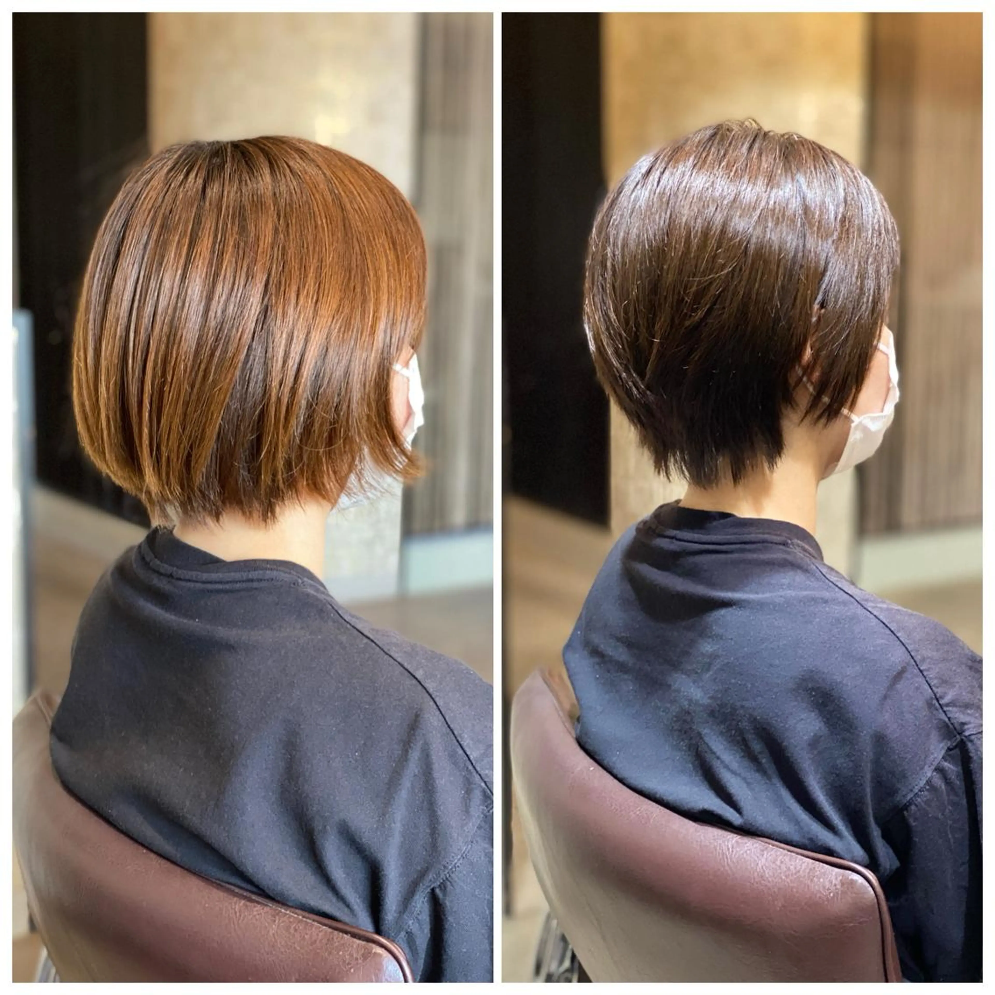 ショート カラー 宮城 将大のヘアスタイル