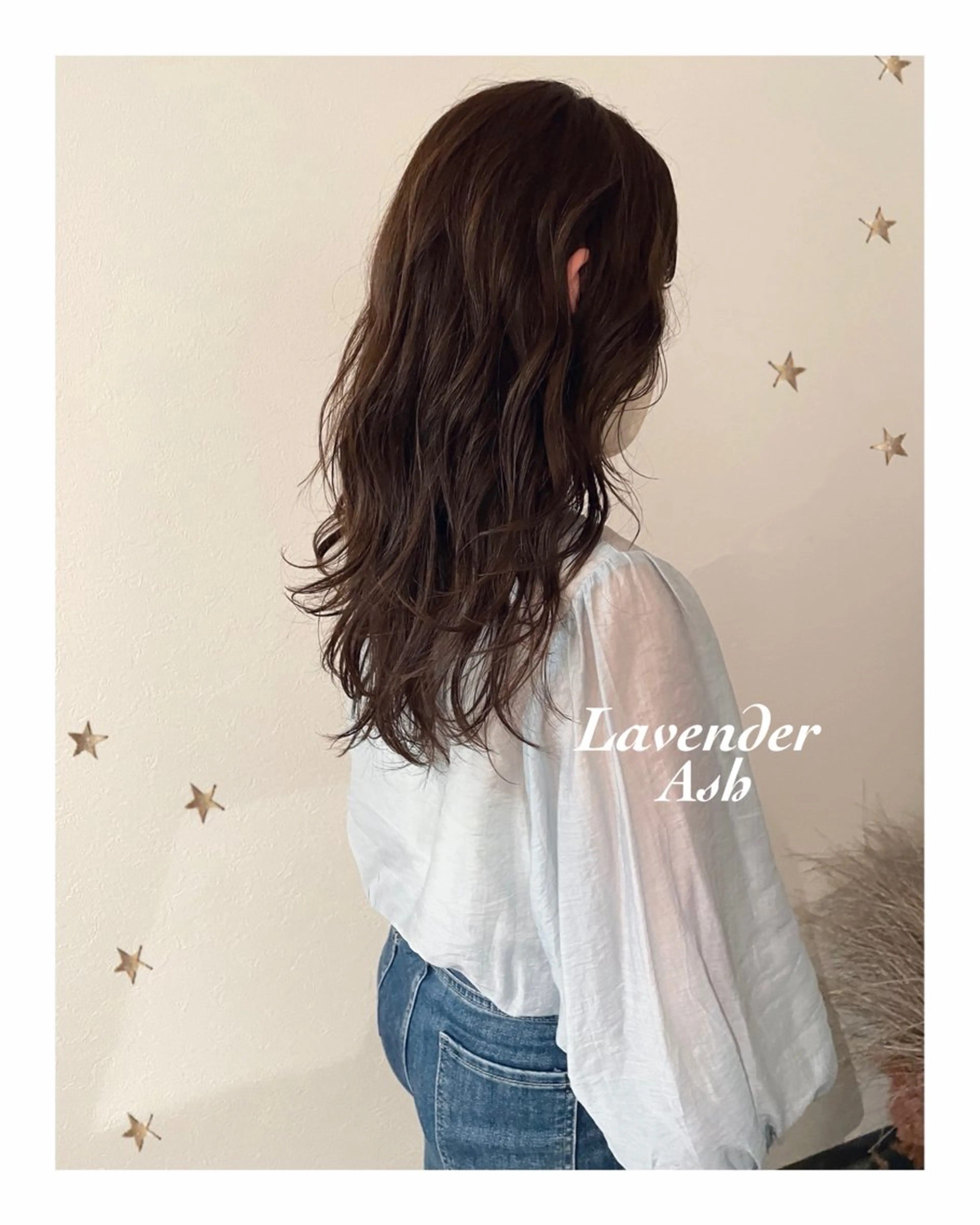 ロング カラー カット ヘアカラー 市川 千夏のヘアスタイル