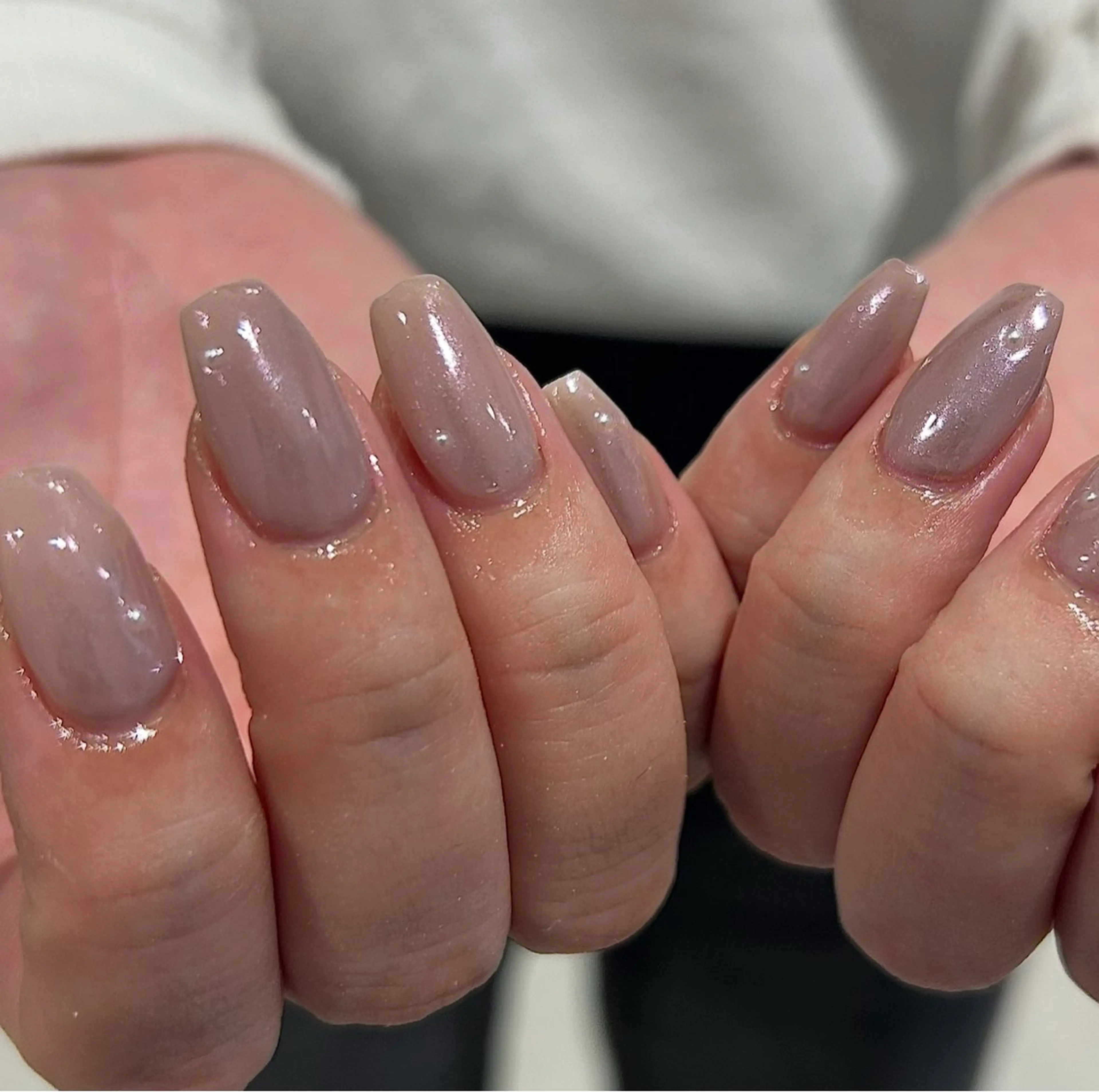 ໒꒱初回off¥550໒꒱【オフあり】ミラーorオーロラワンカラー（120min） para gel使用𖤐ˊ˗の写真