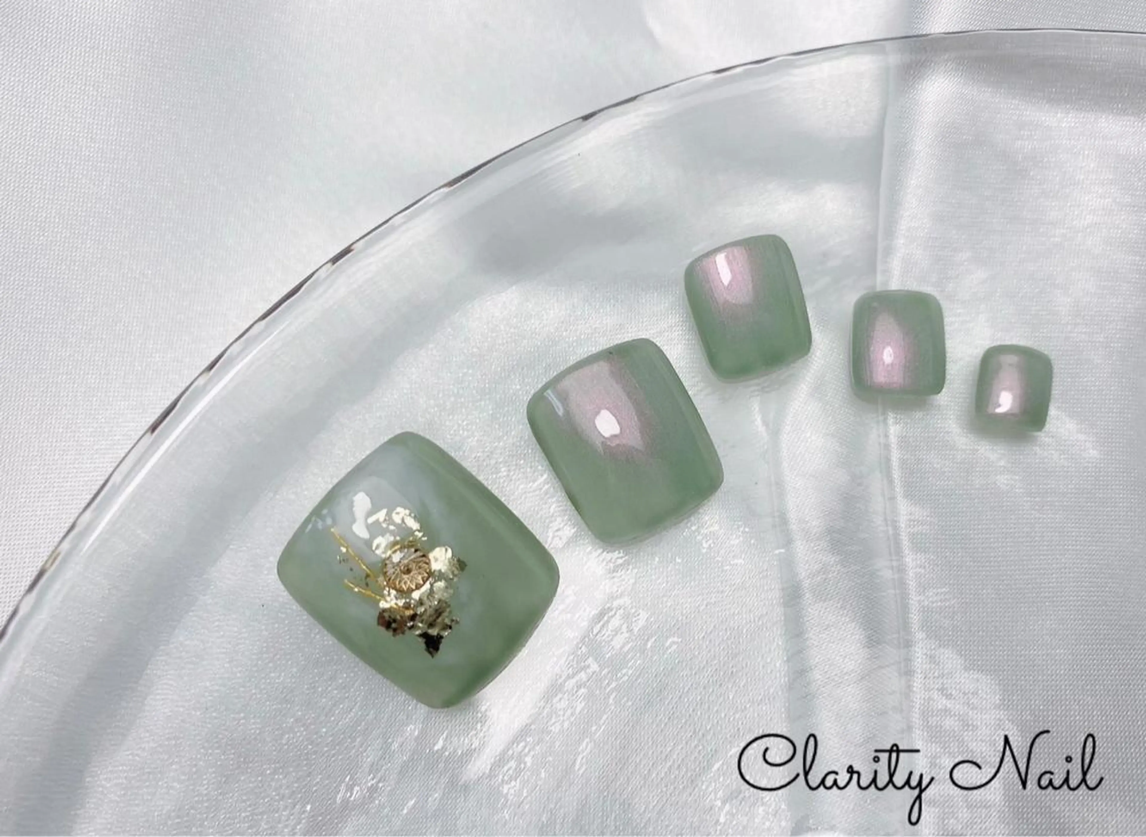 ネイル フットネイル フットネイル Clarity Nailのネイルデザイン