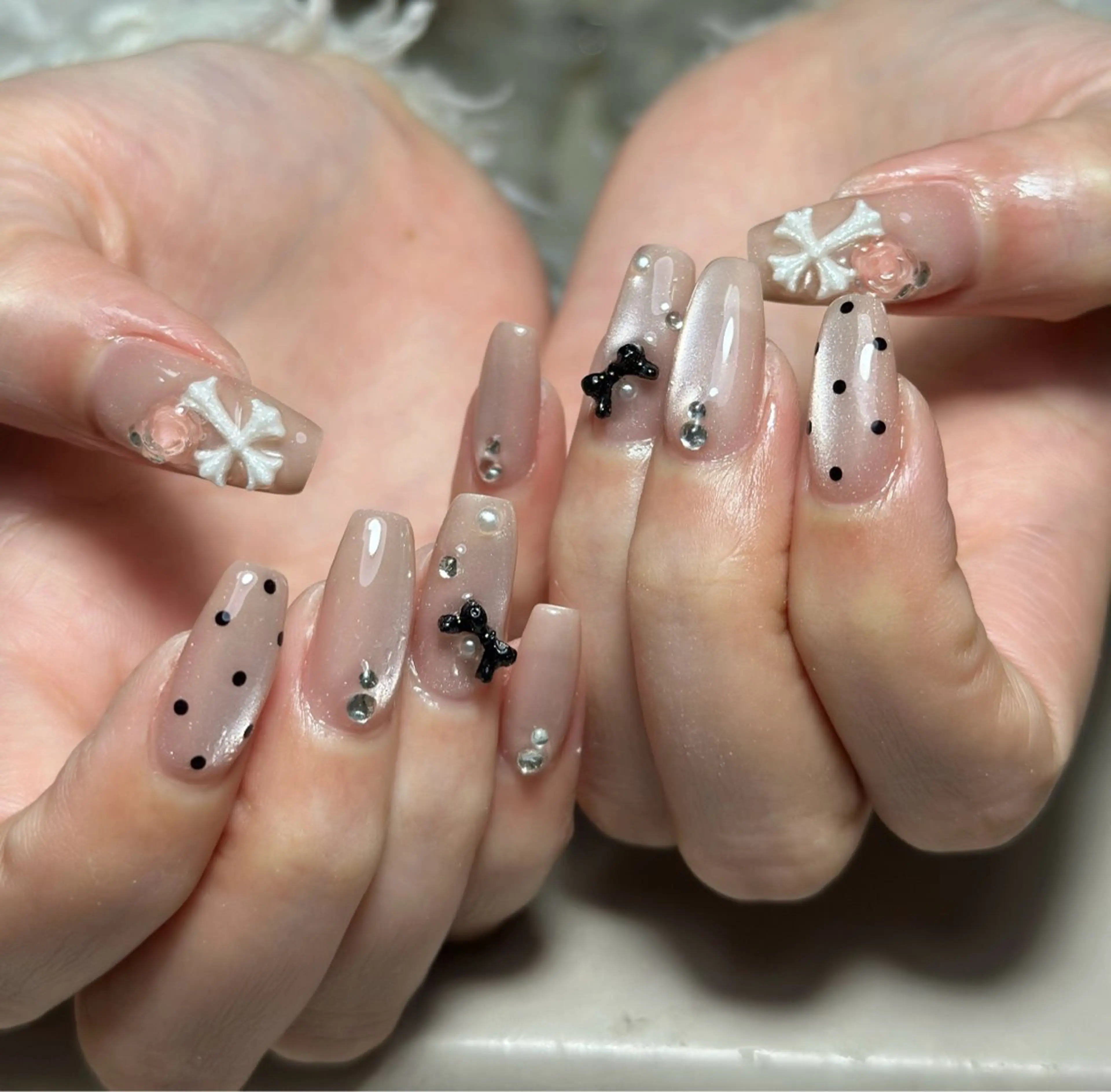 ネイル ハンドネイル ハンドケア 🍑 momo_nailのネイルデザイン