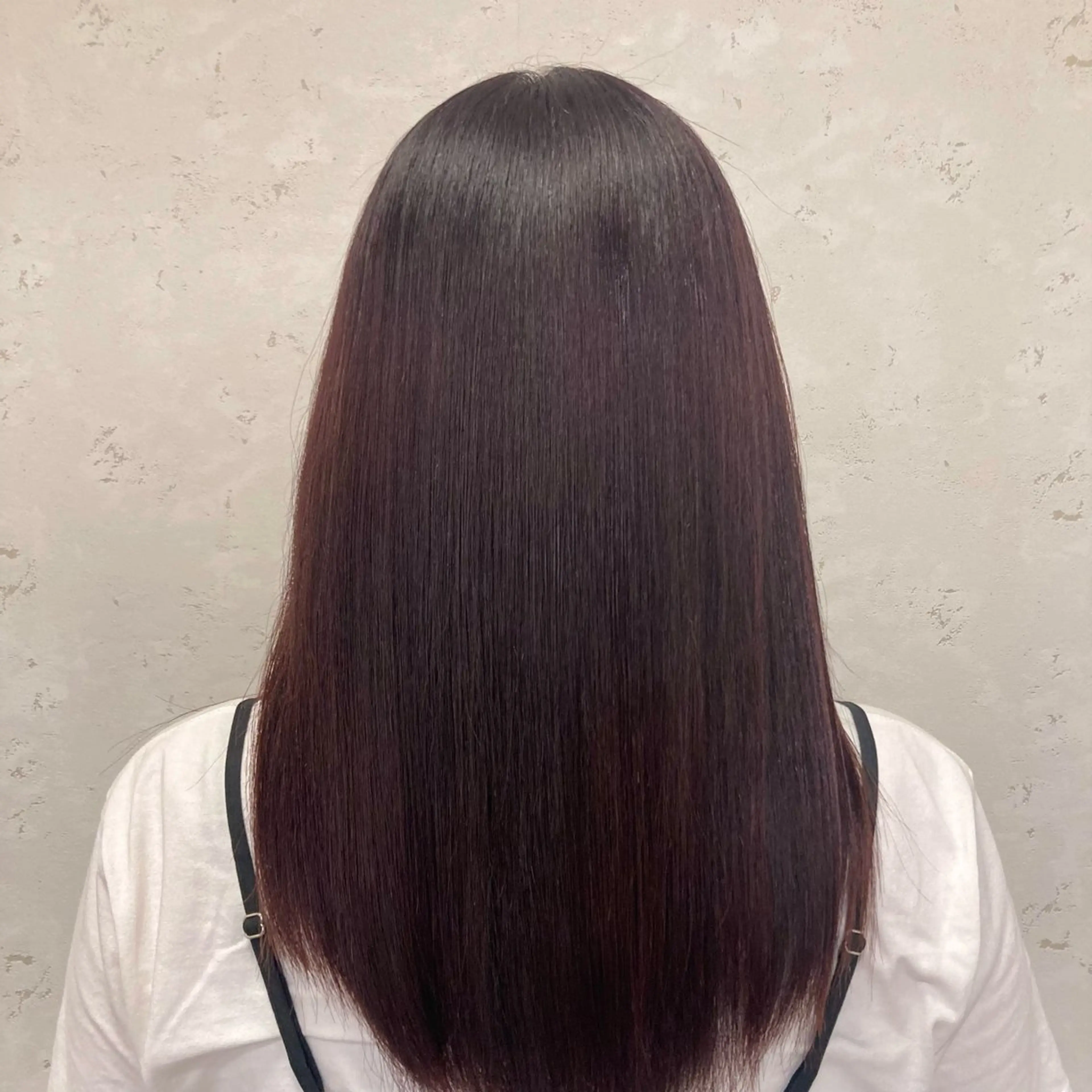 セミロング ヘアカラー 髪質改善 TOMOMIのヘアスタイル