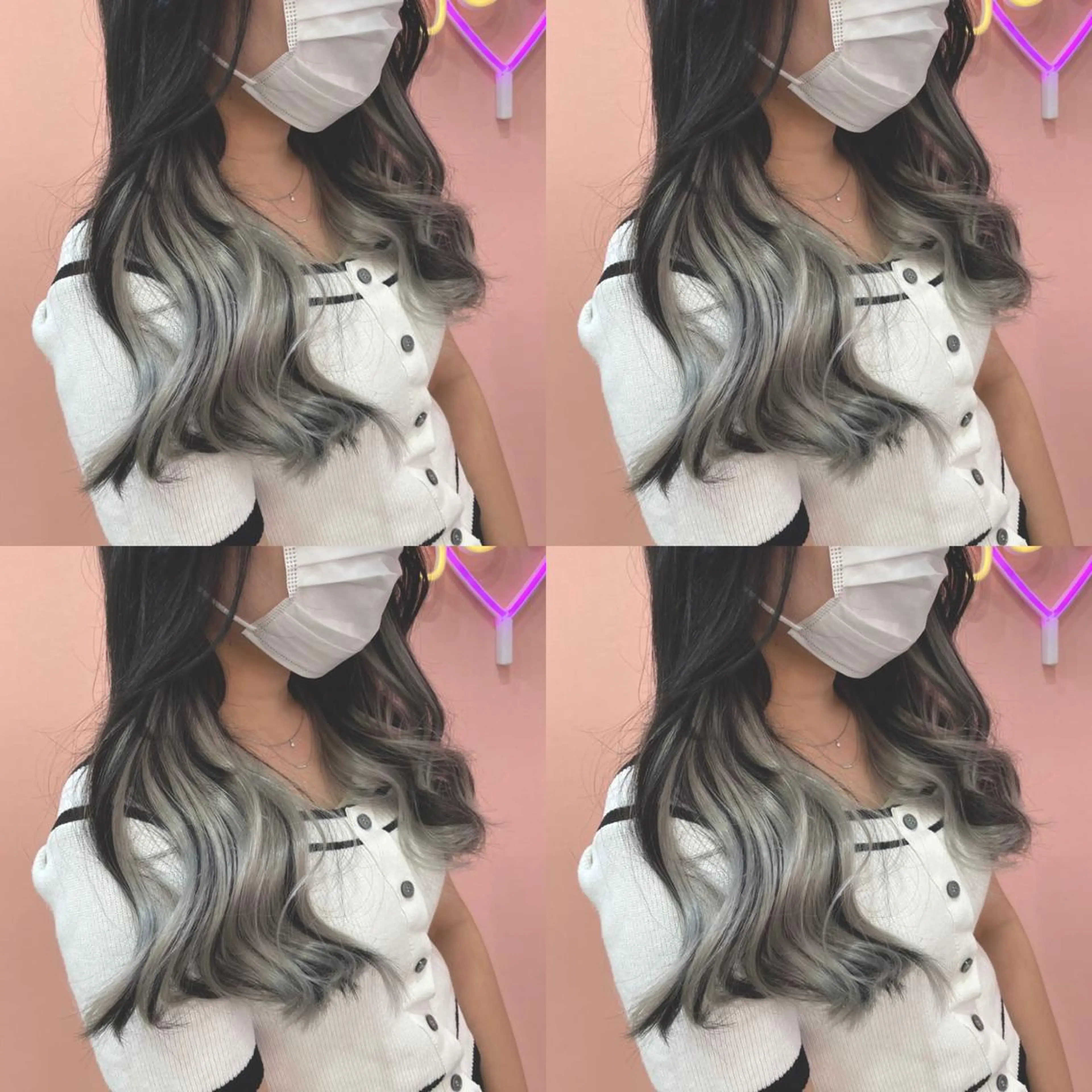 ロング カラー シルバー 🌷MAYU 🌷のヘアスタイル