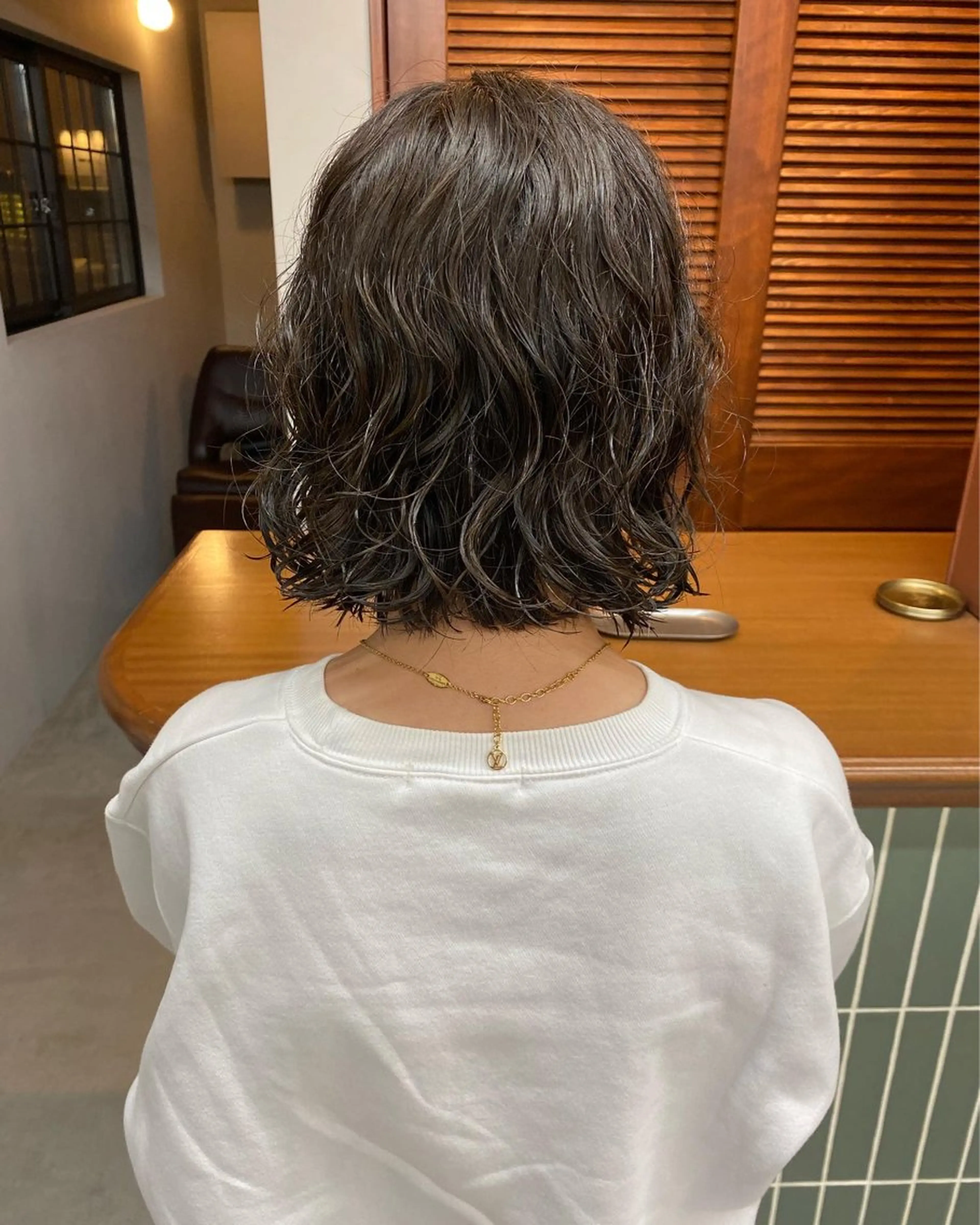 ショート パーマ ムナカタ アカリのヘアスタイル