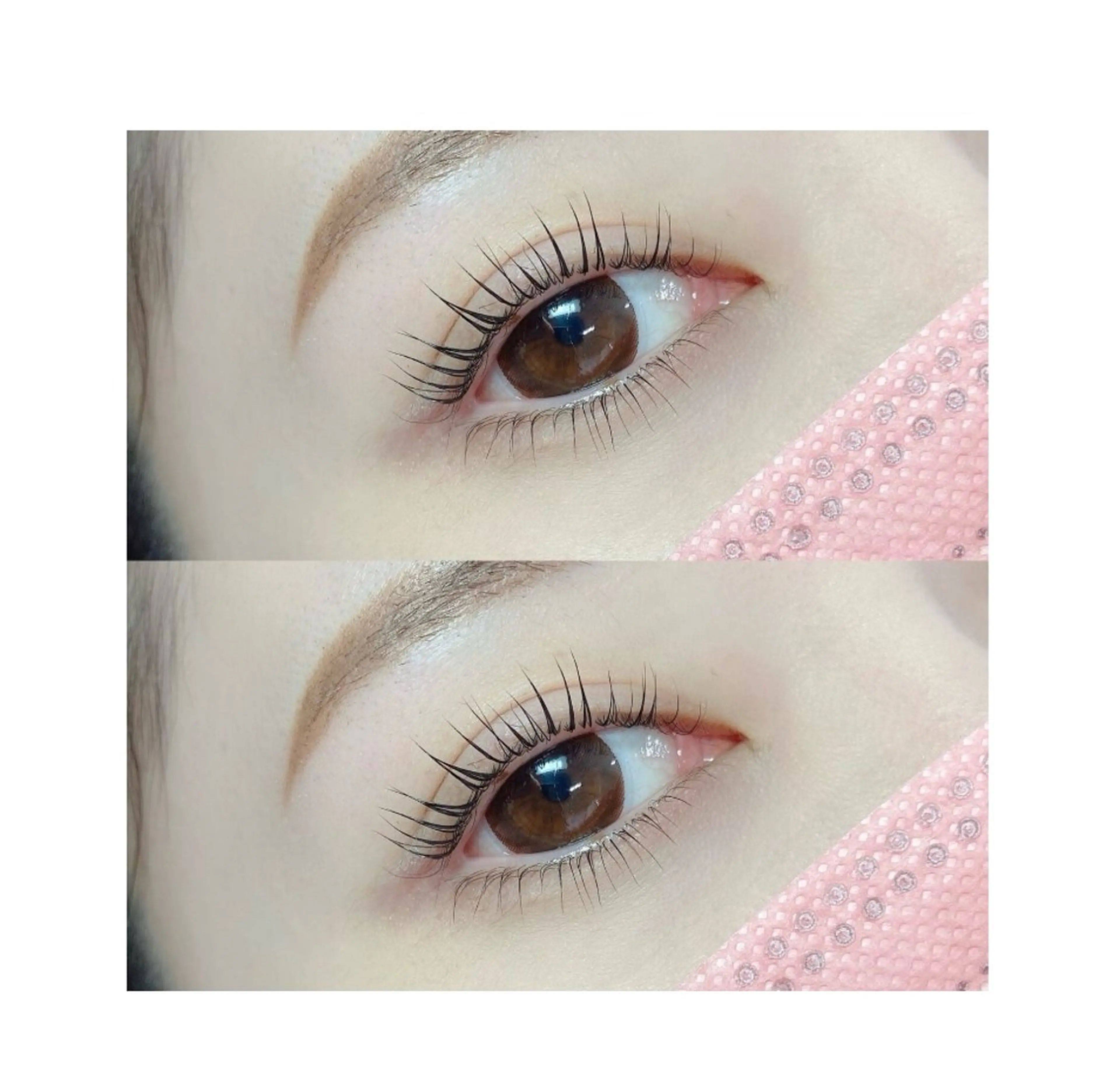 口コミ投稿限定価格✨まつ毛パーマ＋眉Wax🩵のお得なまつ毛と眉毛のセットメニュー✨の写真