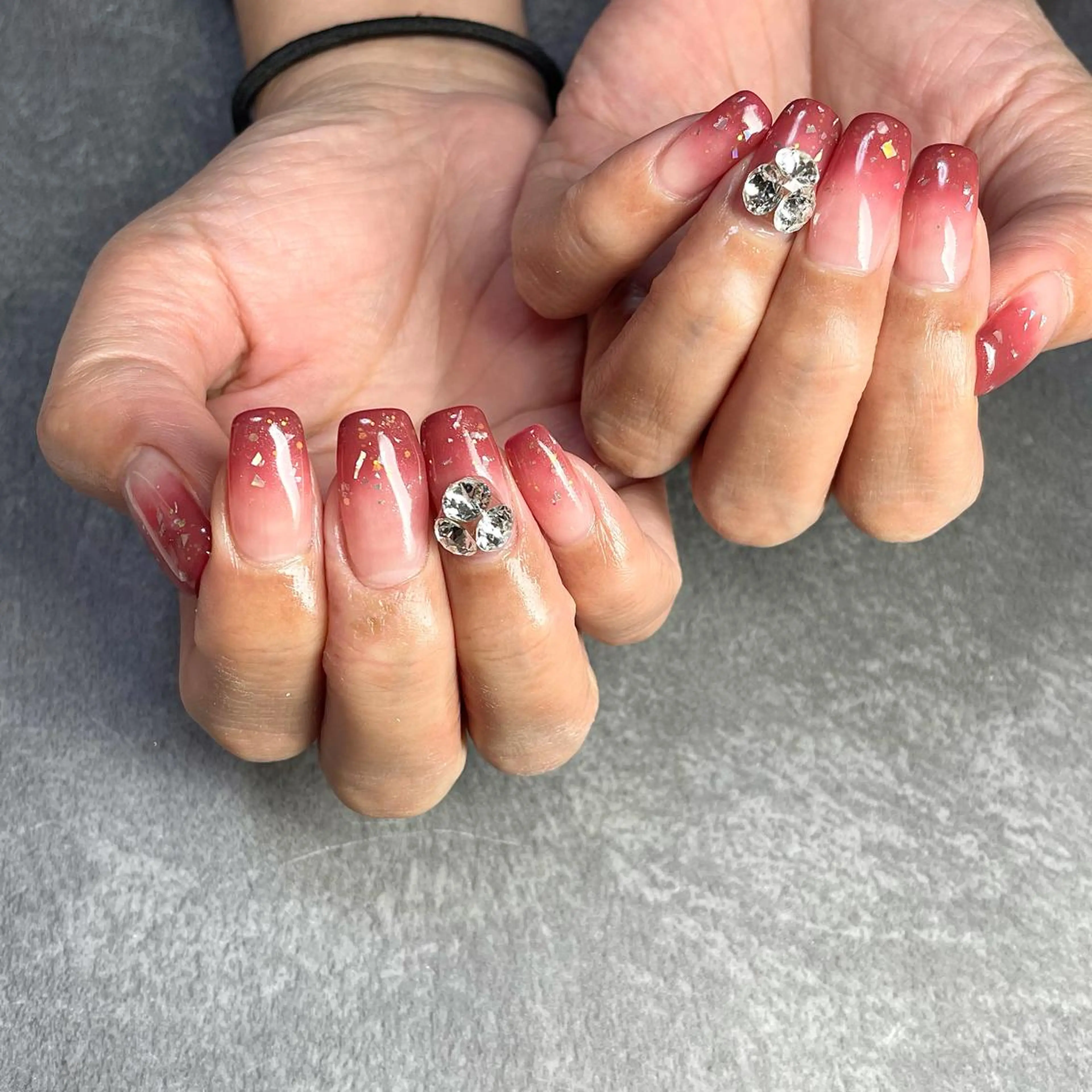 ネイル 持ち込み ピンク Mnail mayuのネイルデザイン