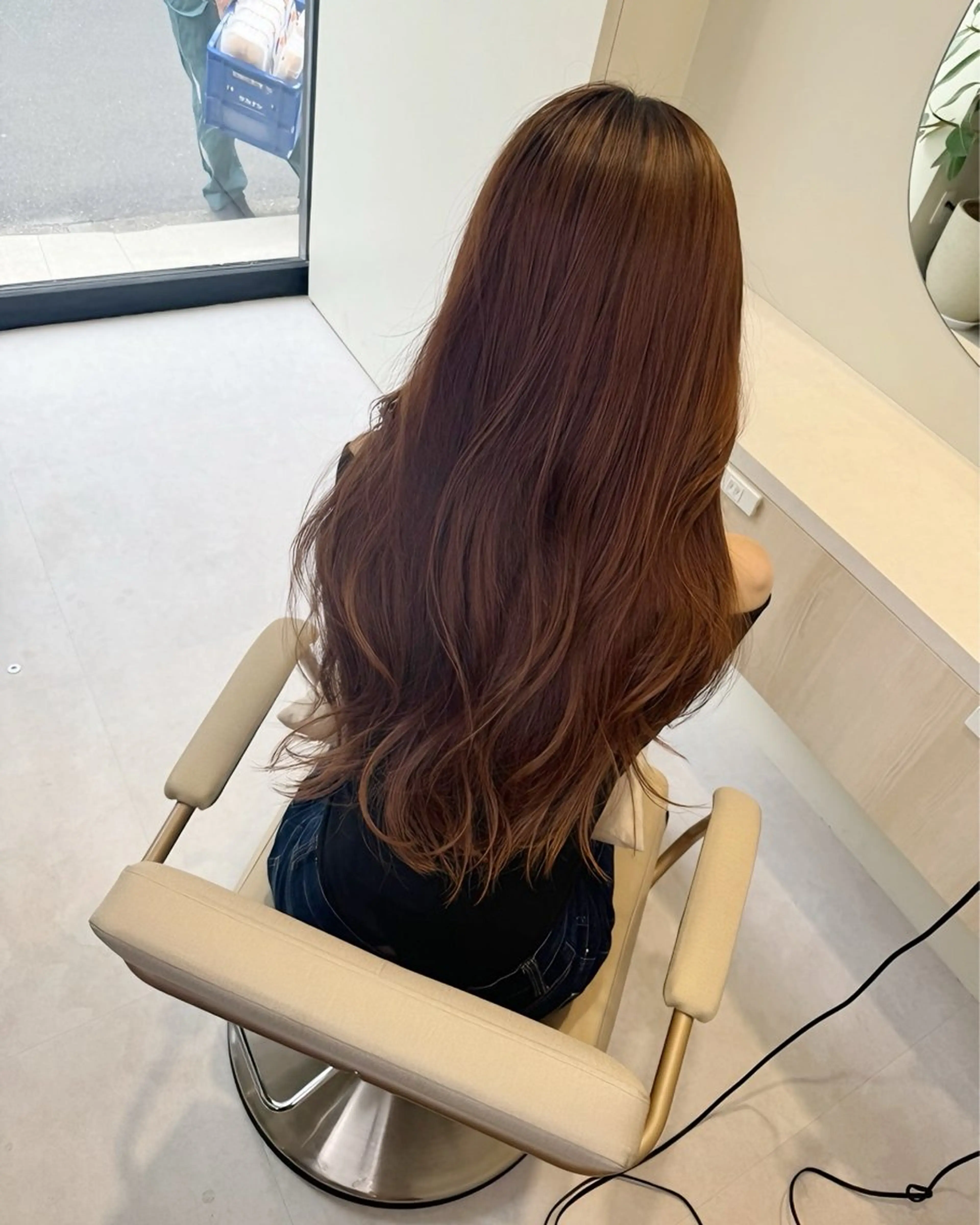 カラー 縮毛矯正 1日1名様限定 予約可能のヘアスタイル