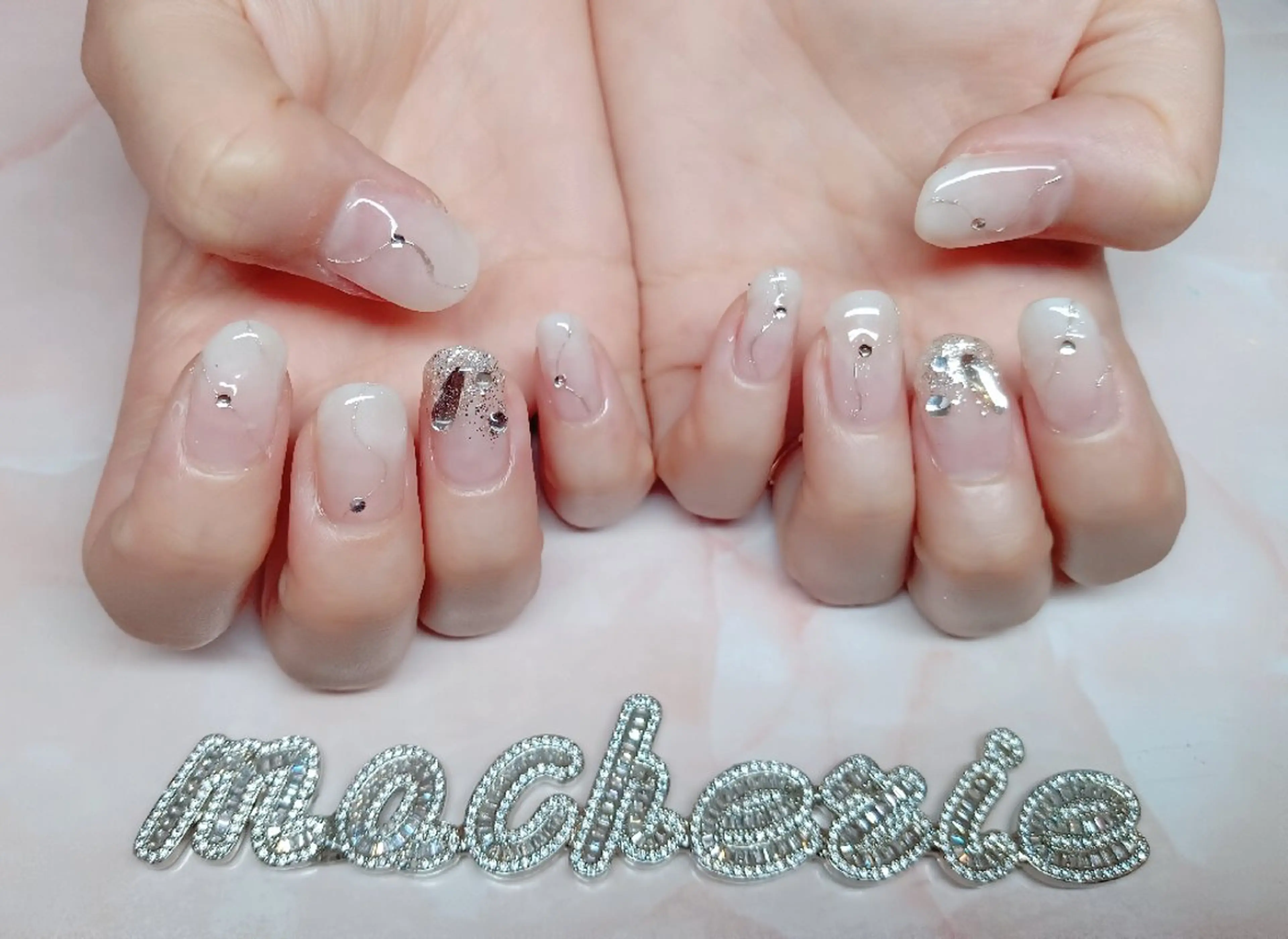 ネイル キラキラネイル ハンドネイル Nail Salon macherieのネイルデザイン