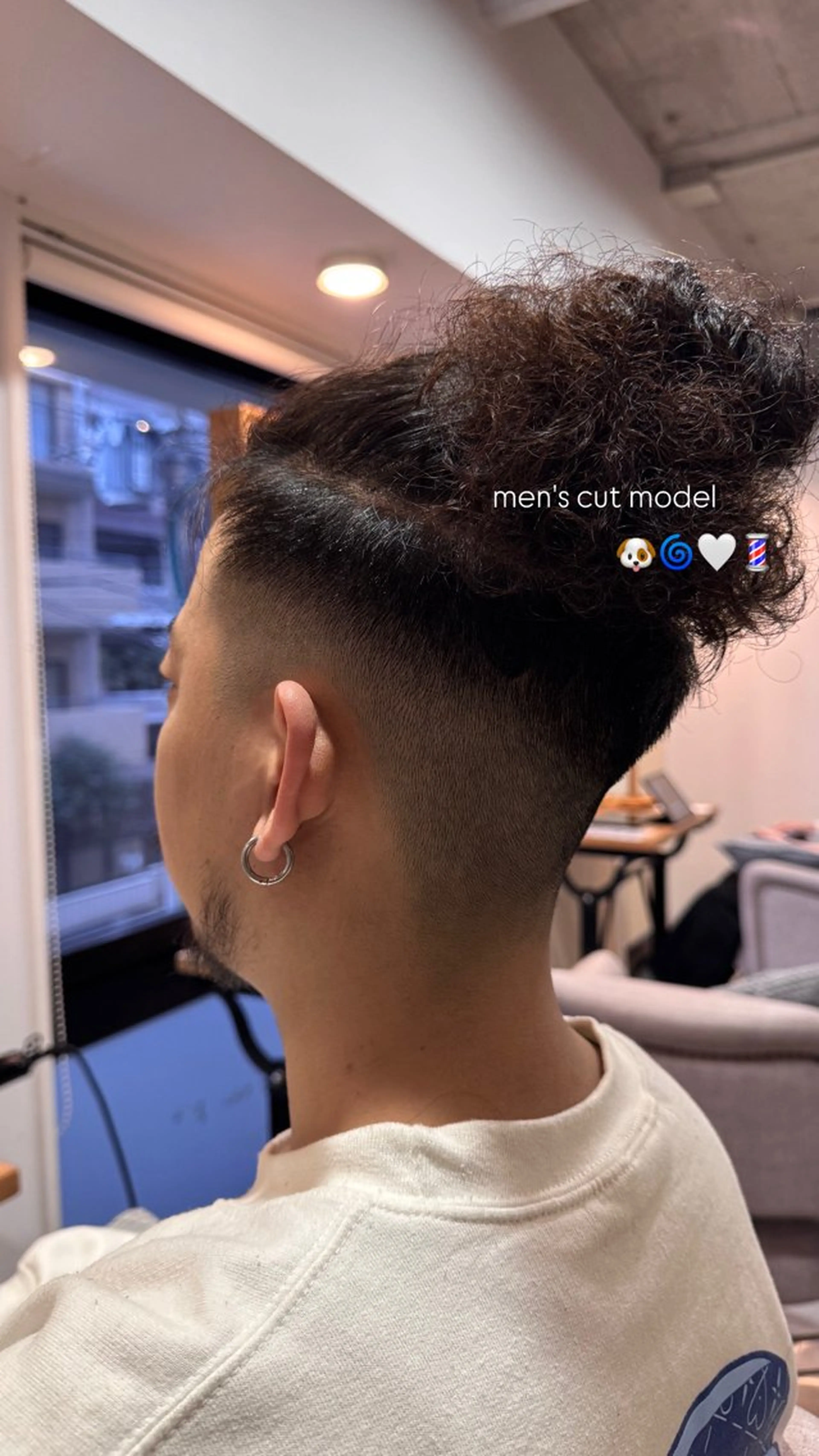 メンズ カット saki/メンズパー マ・デザインカラーのヘアスタイル