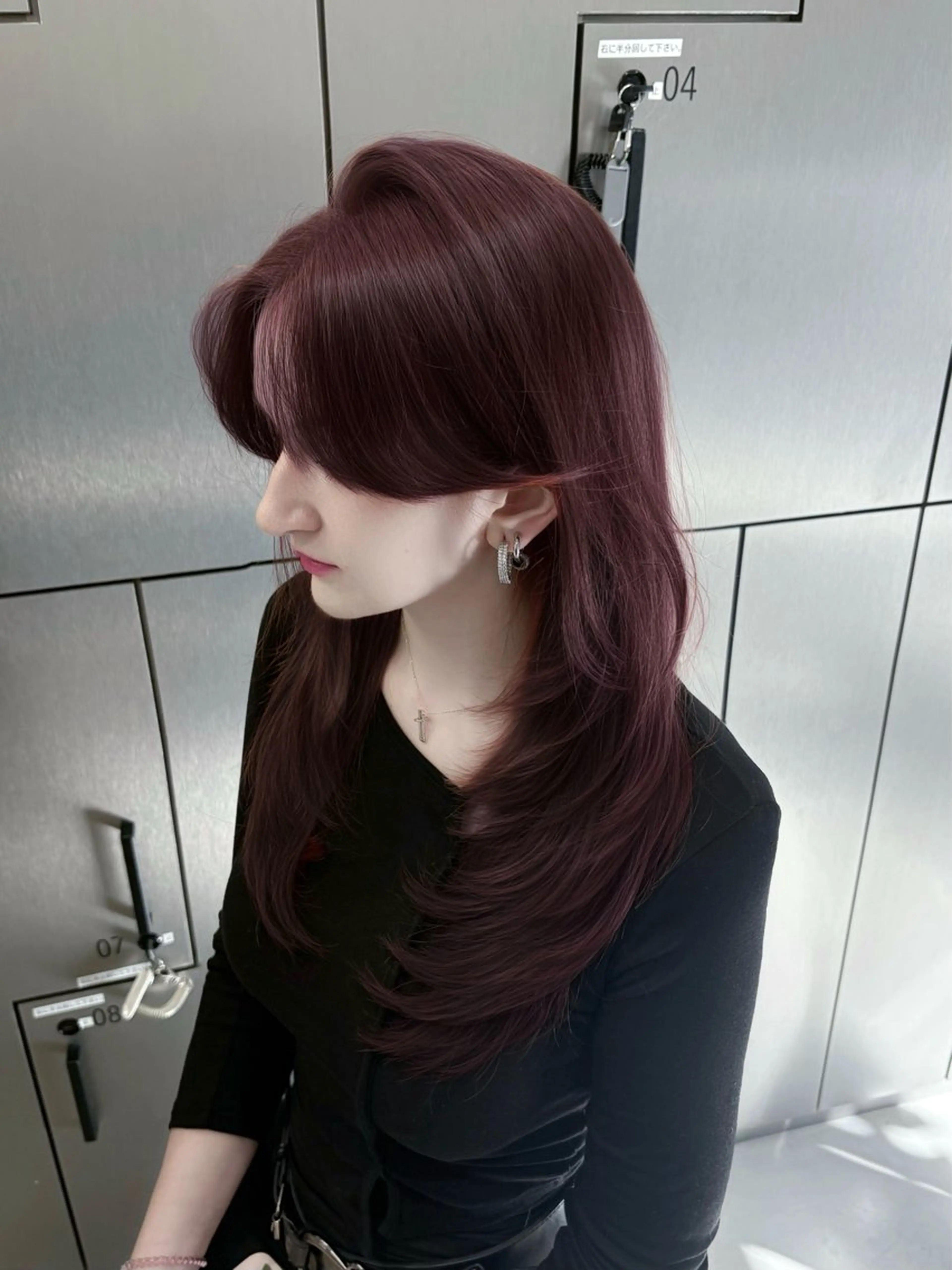 ロング カラー ⛓ワンホンレイヤー 🥀🖤/あいりのヘアスタイル
